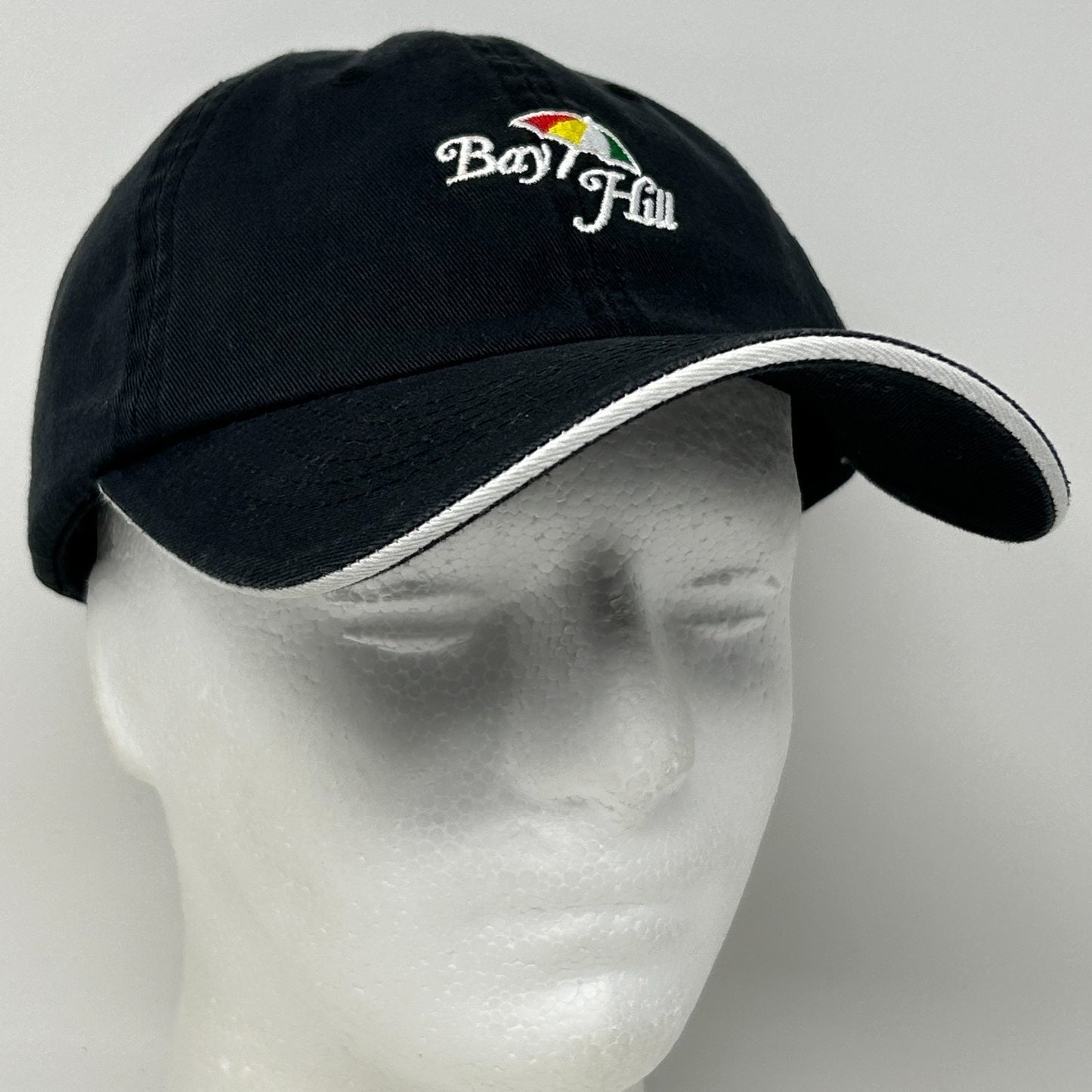 Arnold Palmers Bay Hill Club Dad Hat Baseball Cap Golfing Golfer Strapback Black
