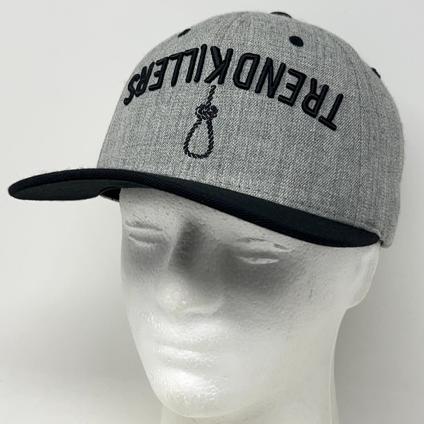 Trend Killers Hat Baseball Cap Skater Skating High Mentality Snapback Gray