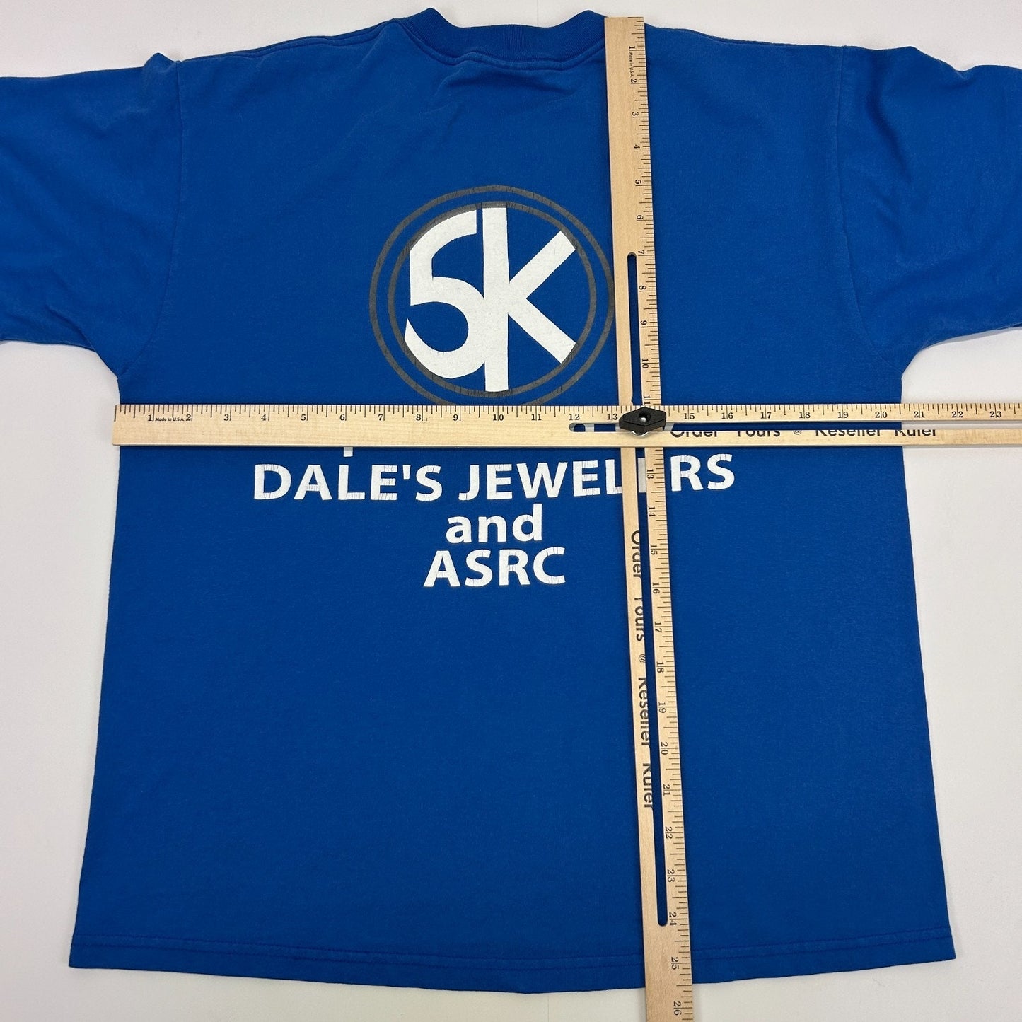 Vintage Y2Ks 2000 Ricks College Homecoming 5K T Shirt BYU Idaho Blue Tee L Large