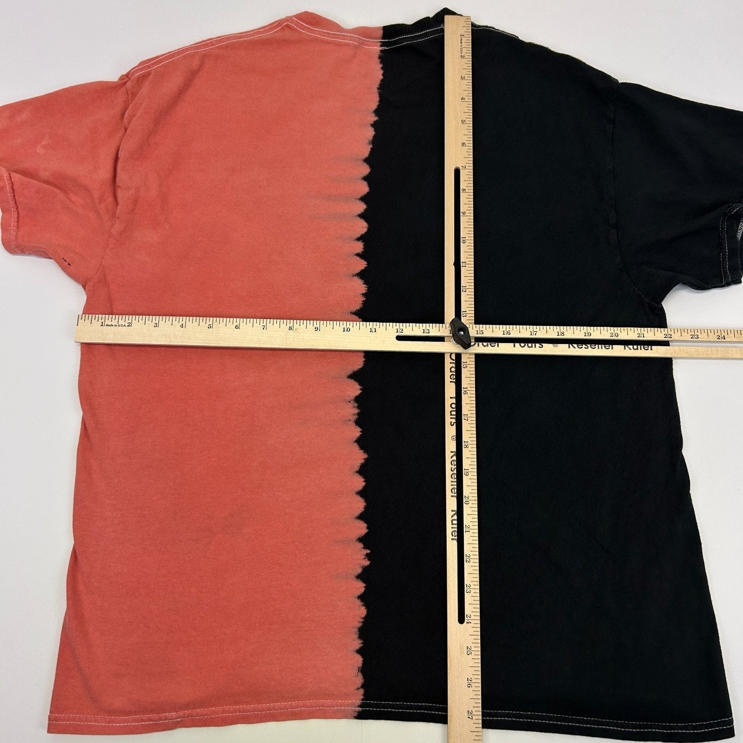 Five Finger Death Punch Jekyll and Hyde T Shirt 5FDP Band Tie Dye Orange L Large