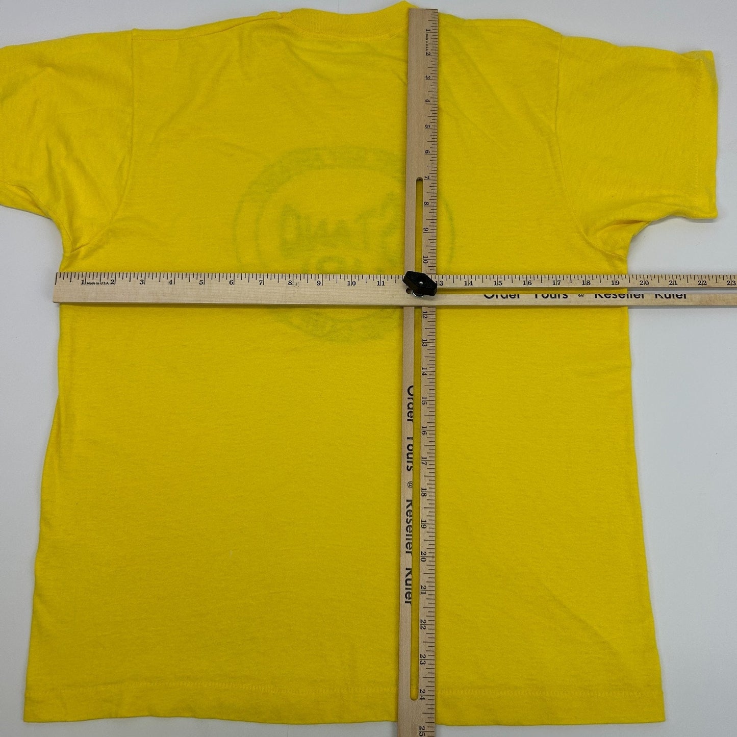 Vintage We Are Not Ashamed Summer Camp T Shirt Mens M Medium Yellow 80s Stand Up