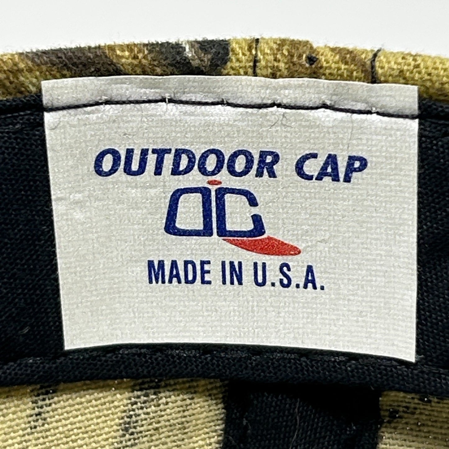 Vintage 90s Ducks Unlimited Hat Baseball Cap Waterfowl Camouflage Snapback Beige