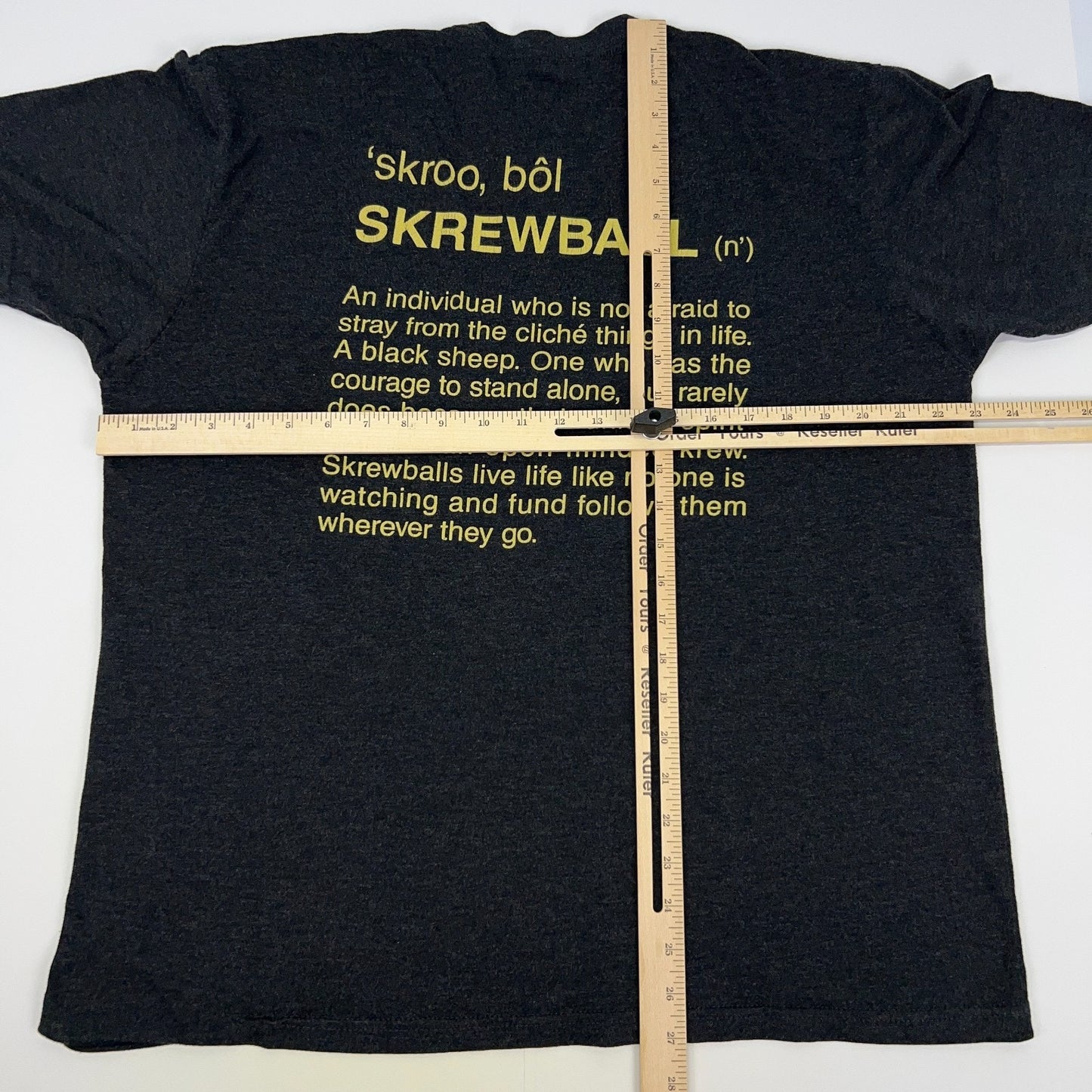 Screwball Peanut Butter Whiskey T Shirt Logo Short Sleeve Gray Unisex XL X-Large