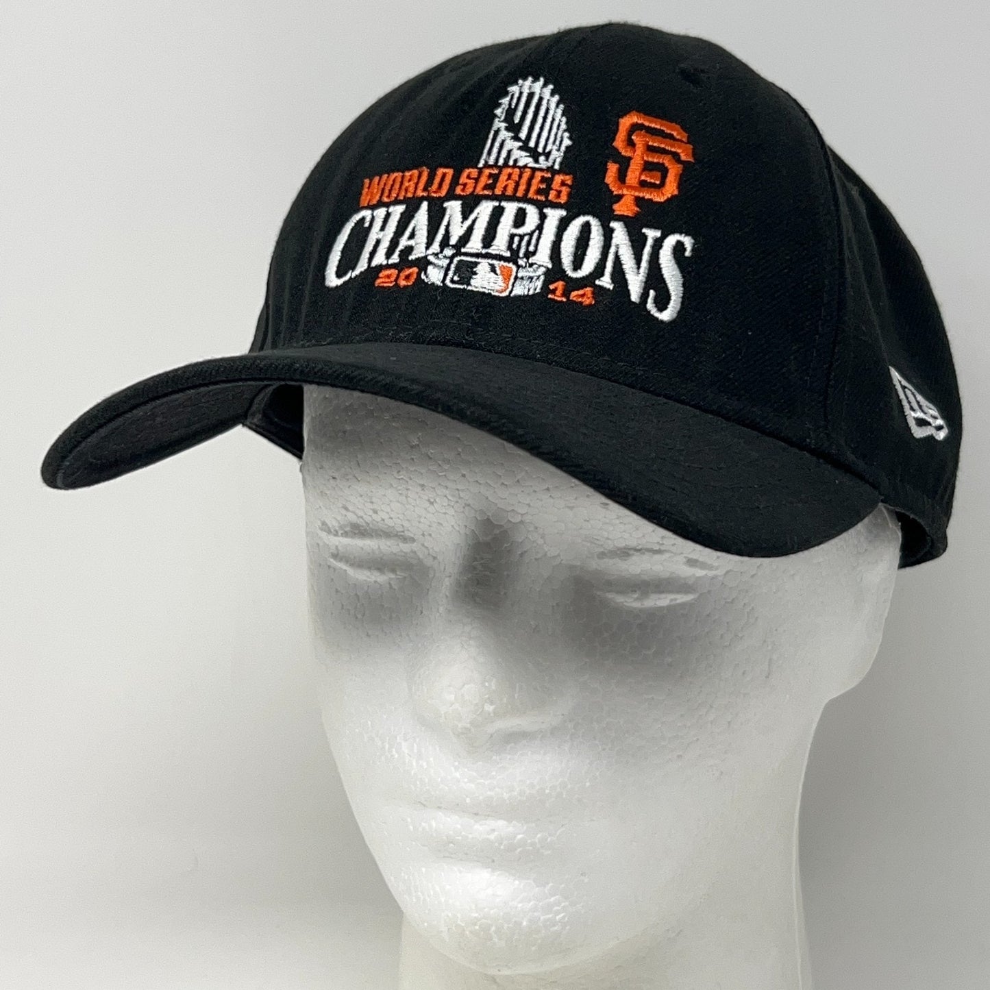 San Francisco Giants 2014 WS Champions Hat Baseball Cap New Era Black Strapback