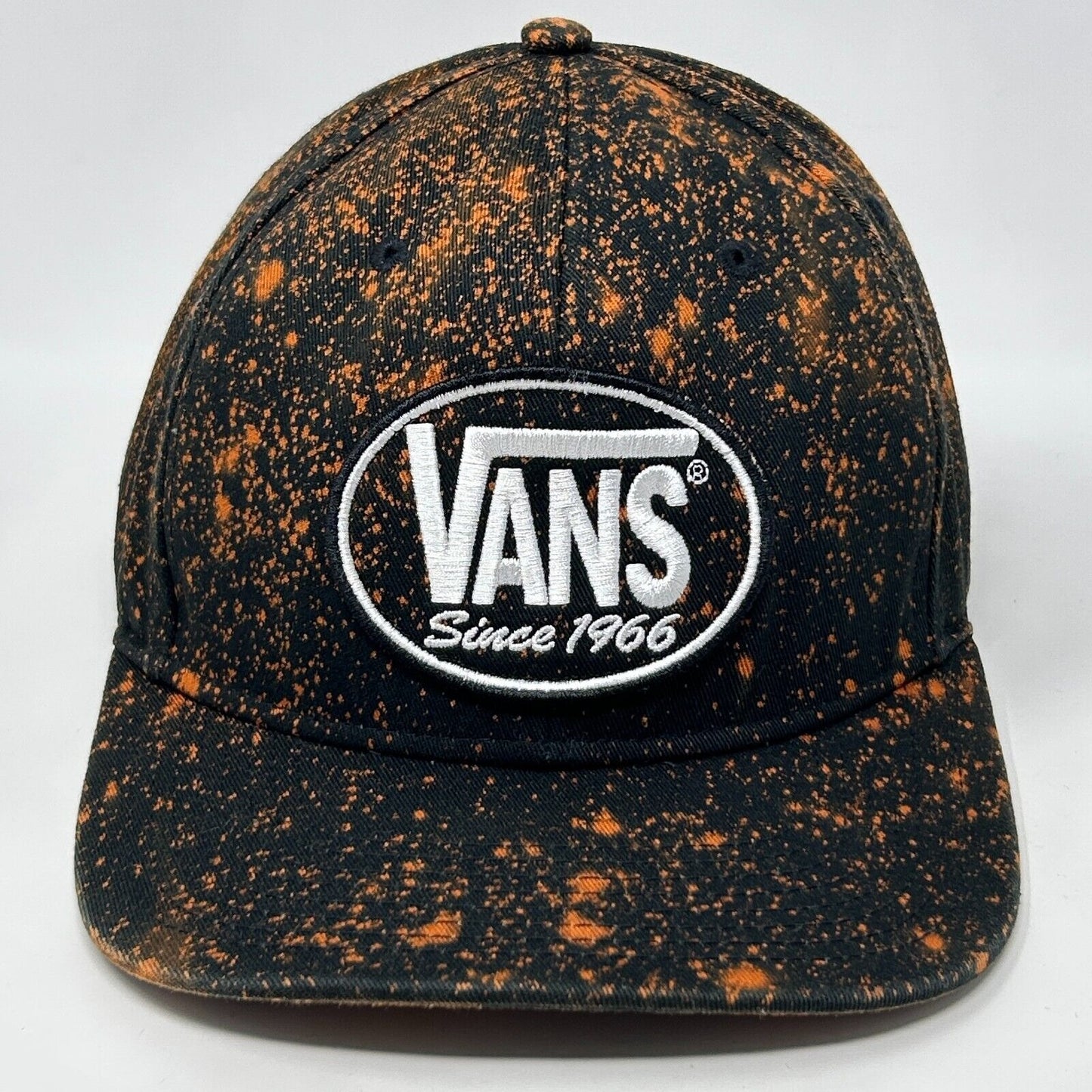 Vans Patch Hat Baseball Cap Skater Skating Skateboarding 6 Panel Snapback Black