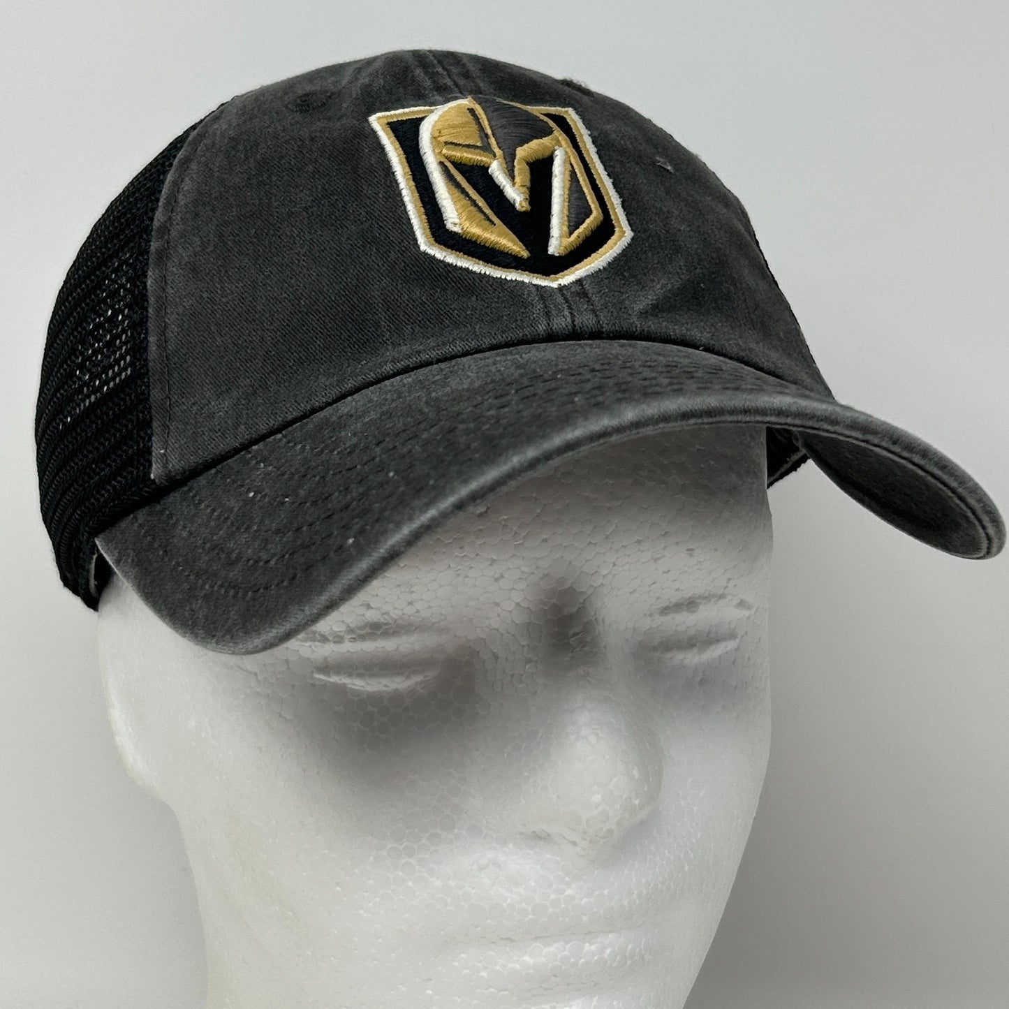 Las Vegas Golden Knights Trucker Hat Baseball Cap American Needle Strapback Gray