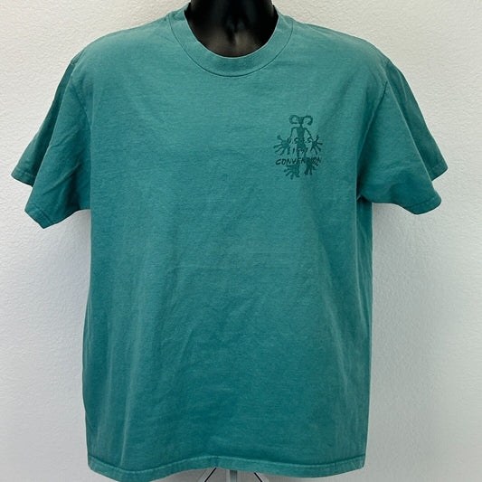 Vintage 90s Circle of Life Escalante USAS T Shirt Utah Made In USA Green L Large