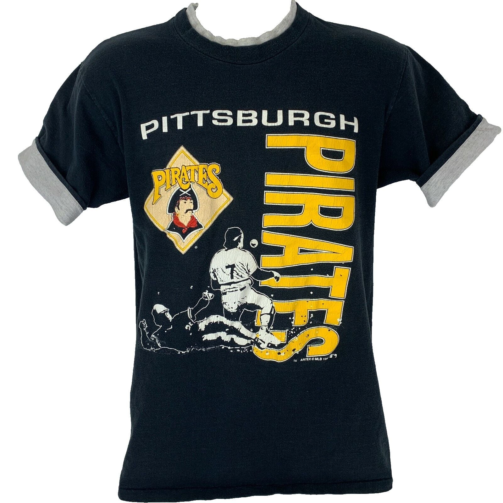 Pittsburgh Pirates Vintage 90s T Shirt Medium MLB Baseball