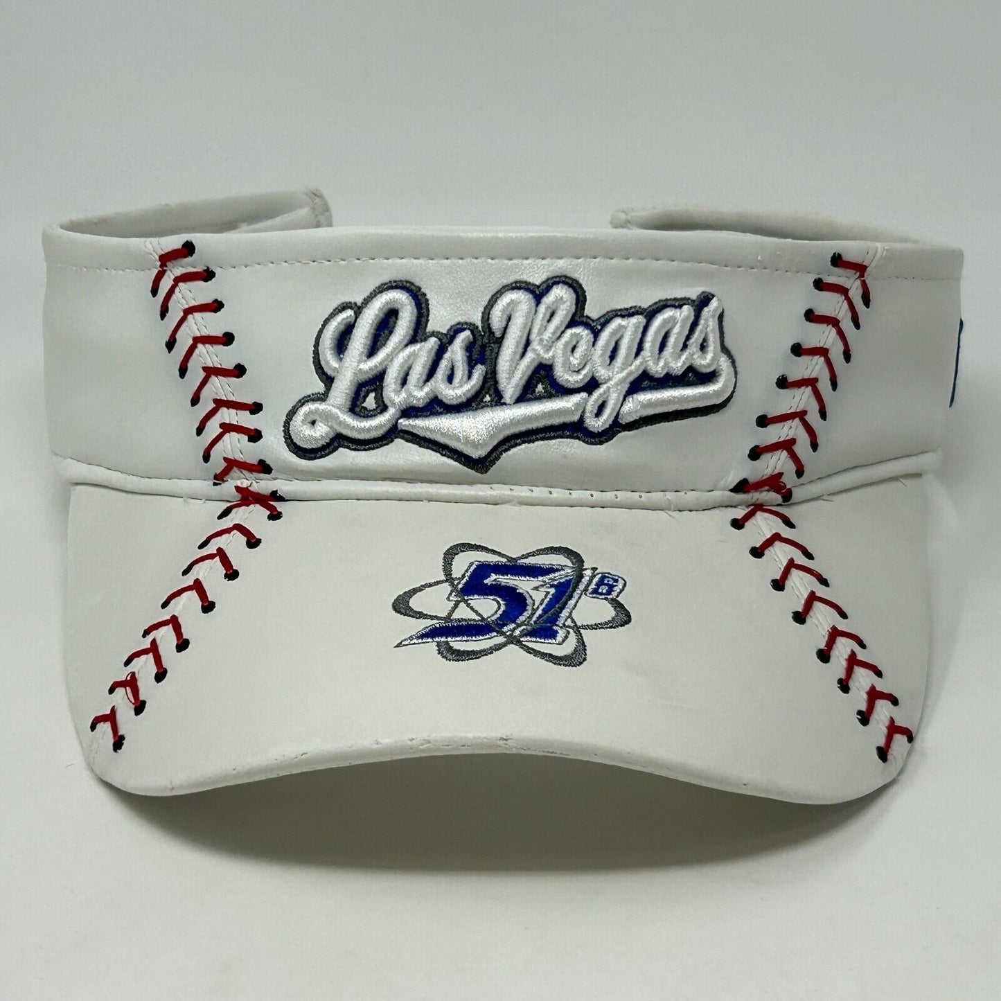 Gorra de béisbol con visera Las Vegas 51s New Era MiLB Alien Aviators Strapback blanca