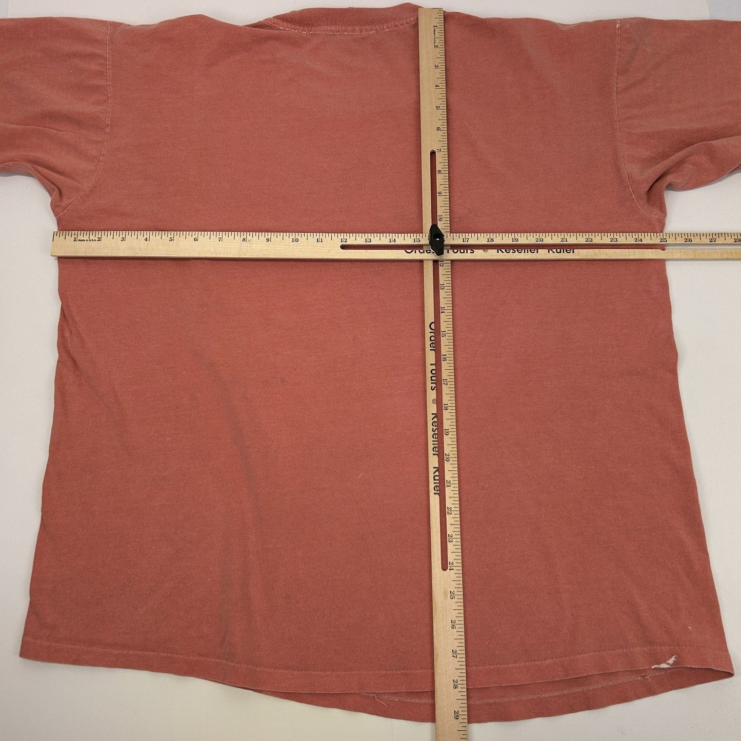 Vintage 90s Distressed Liberty Run T Shirt Tekamah Nebraska Orange XL X-Large