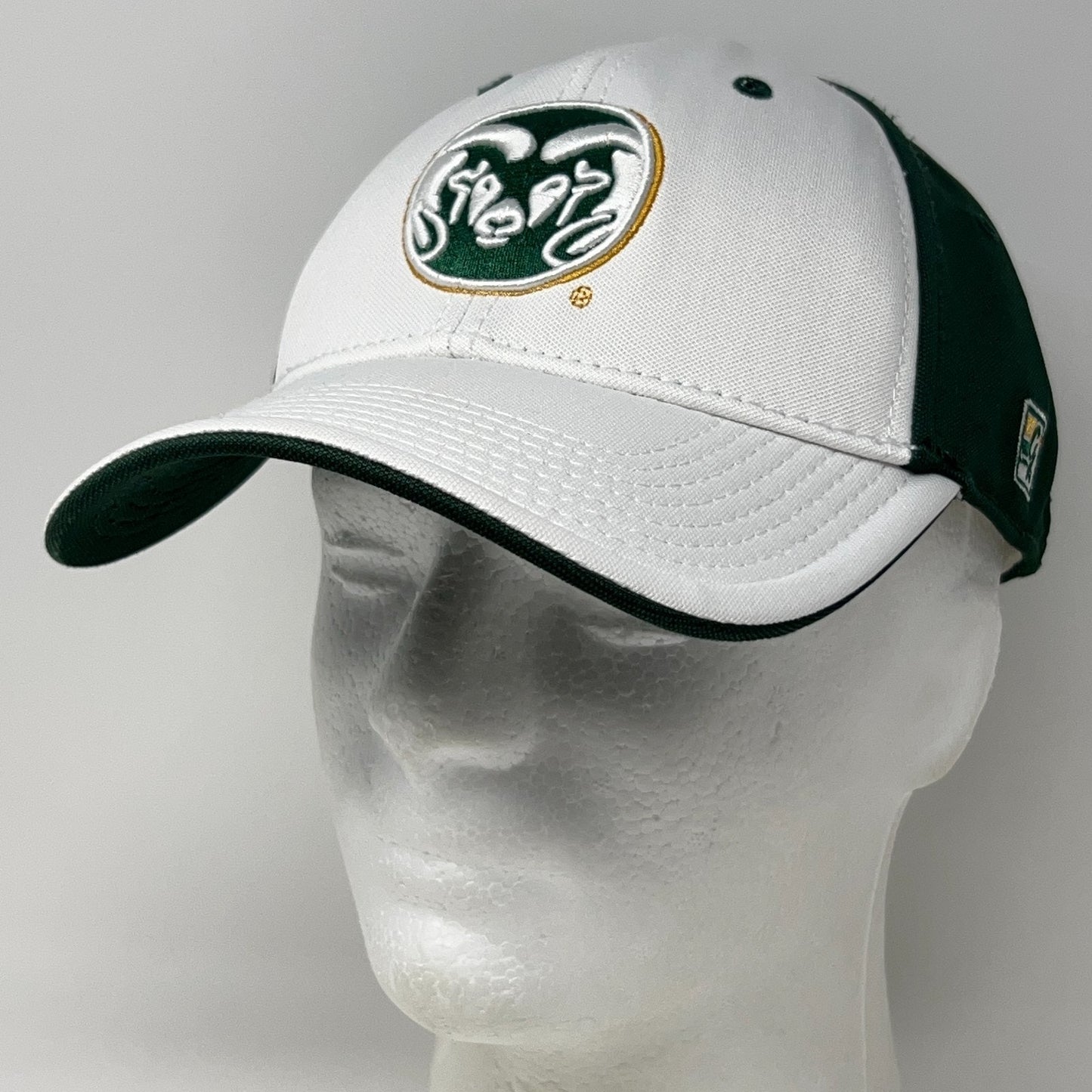 Colorado State Rams Hat Baseball Cap A-Flex Fitted OSFM Green CSU The Game NCAA