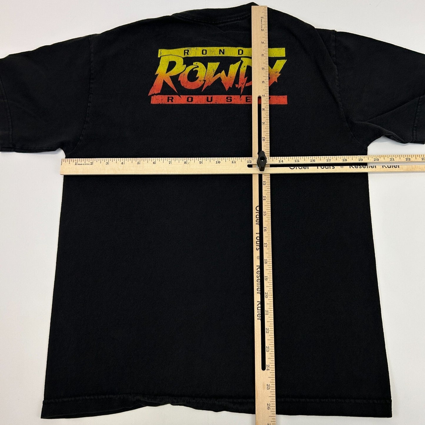 WWE Rowdy Ronda Rousey T Shirt Mens M Medium Black Wrestling Short Sleeve Tee