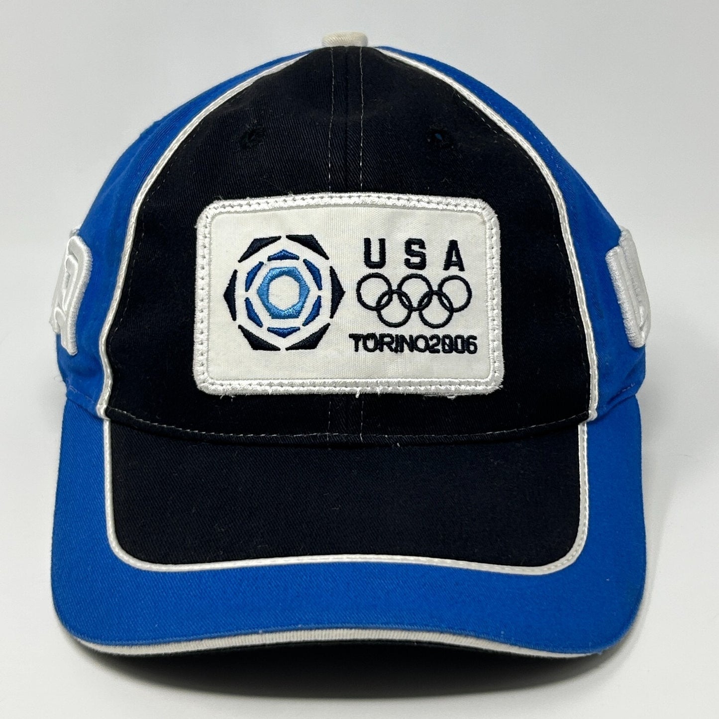 2006 Torino Olympics Team USA Hat Cap Blue Winter Games Snapback Roots 6 Panel