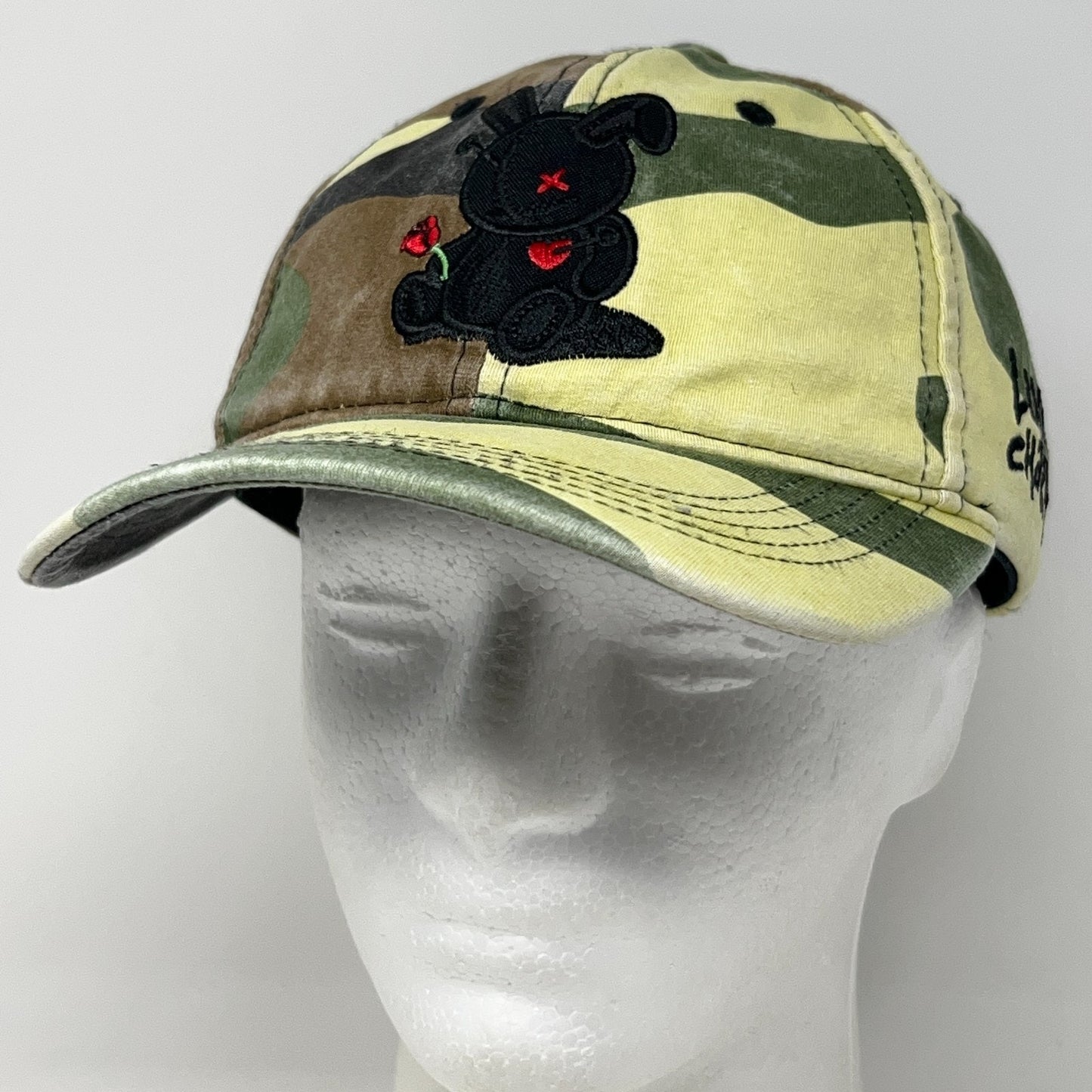 BKYS Lucky Charm Hat Baseball Cap Black Keys Rabbit Camouflage Strapback Green