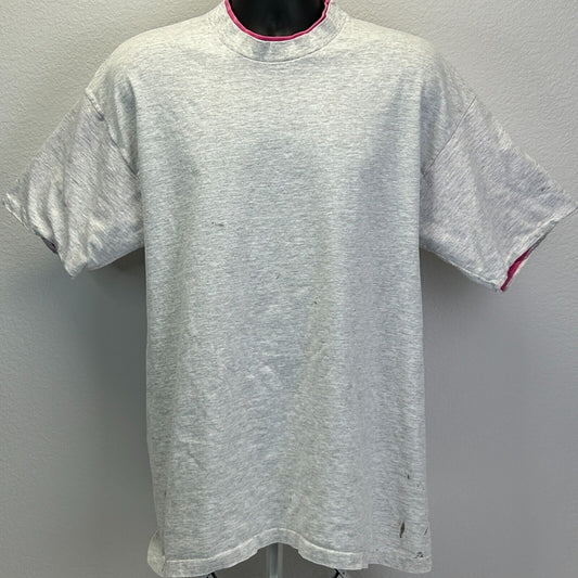 Vintage 90s Kamikazes Alcoholic Beverage T Shirt Vodka Drink Gray XL X-Large