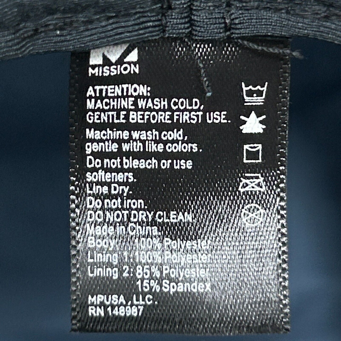 Mission Boonie Hat Bucket Bush Gardening Gardener Fishing Booney Fishermans Blue