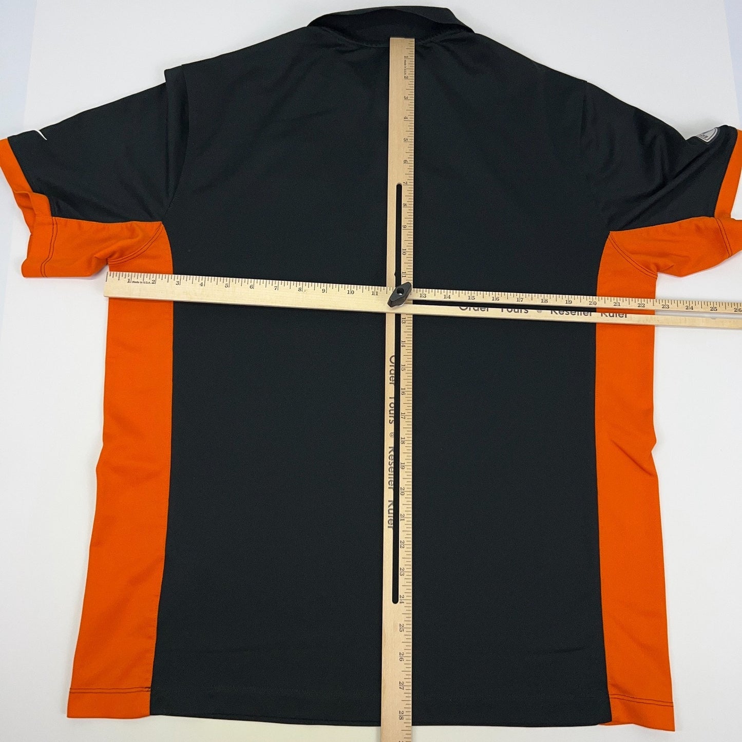 Cincinnati Bengals Polo Shirt Nike Dri Fit Equipment NFL Training Black L Large