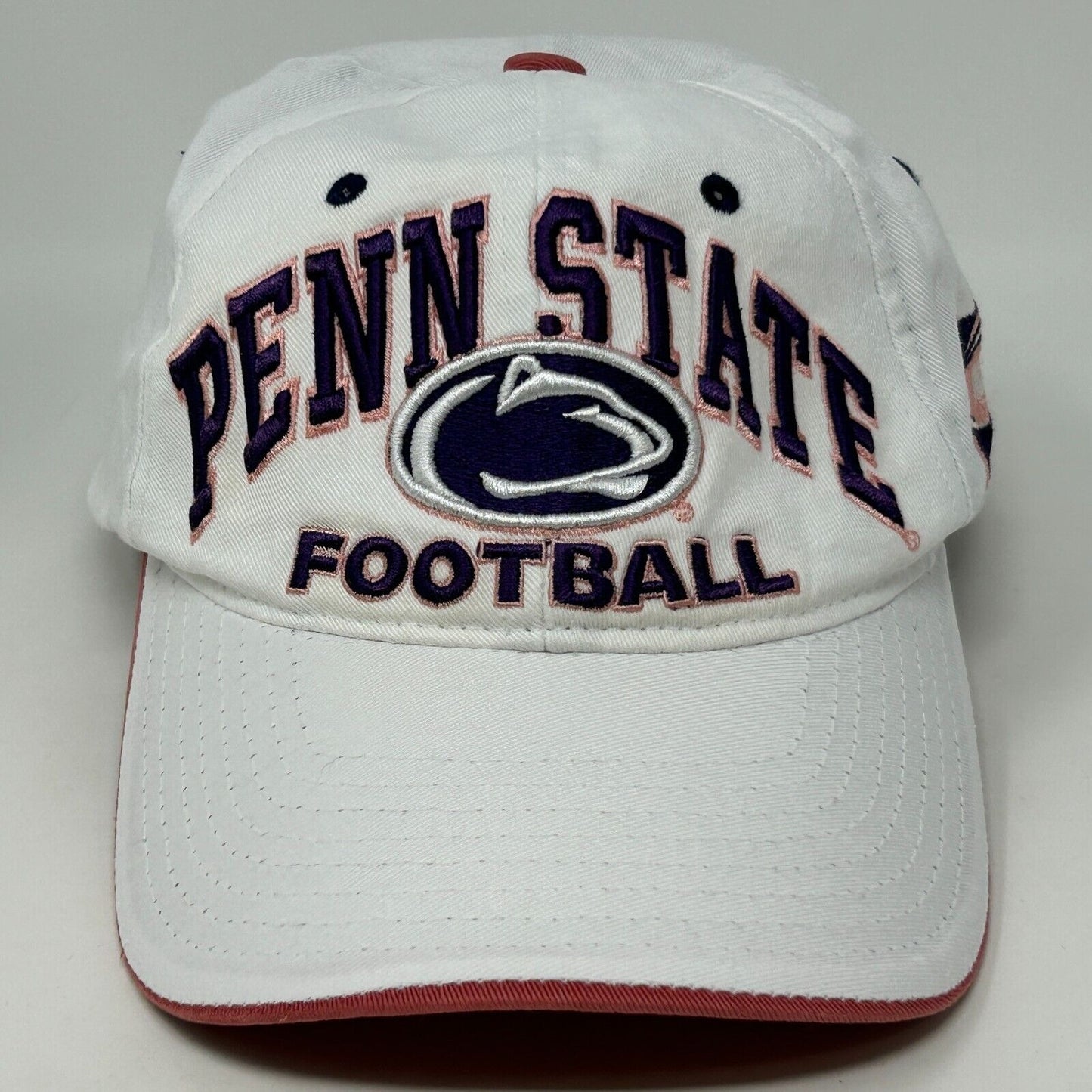Gorra de béisbol de fútbol americano de los Penn State Nittany Lions, gorra universitaria de la NCAA Zephyr White