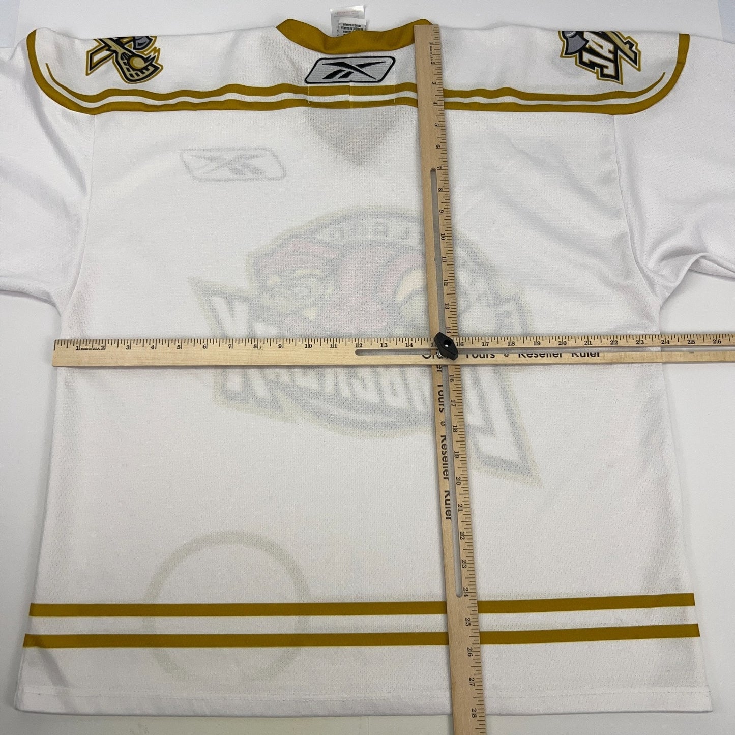 Portland Lumberjax Jersey White NLL Lacrosse Official Reebok Shirt L Large