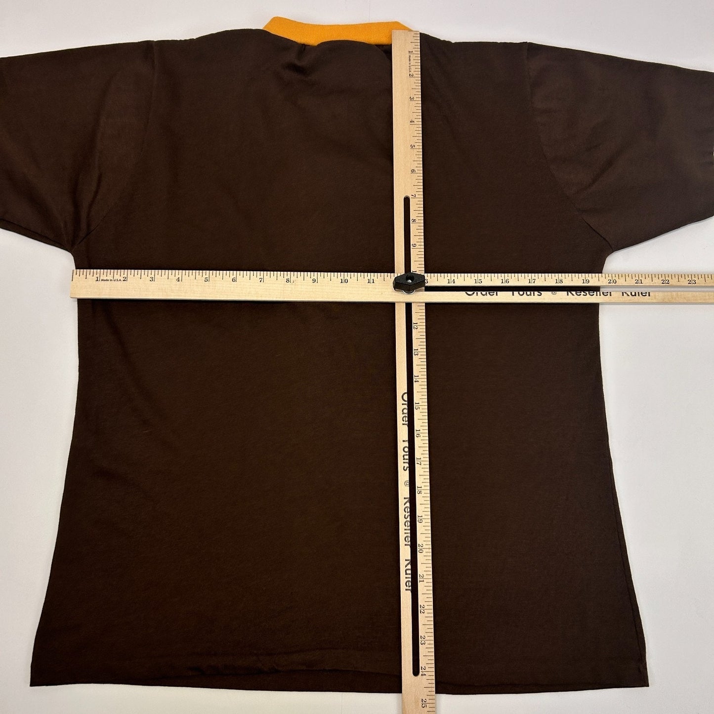 Vintage 70s Bugs Bunny USA T Shirt Patriotic Independence Day Brown Tee M Medium