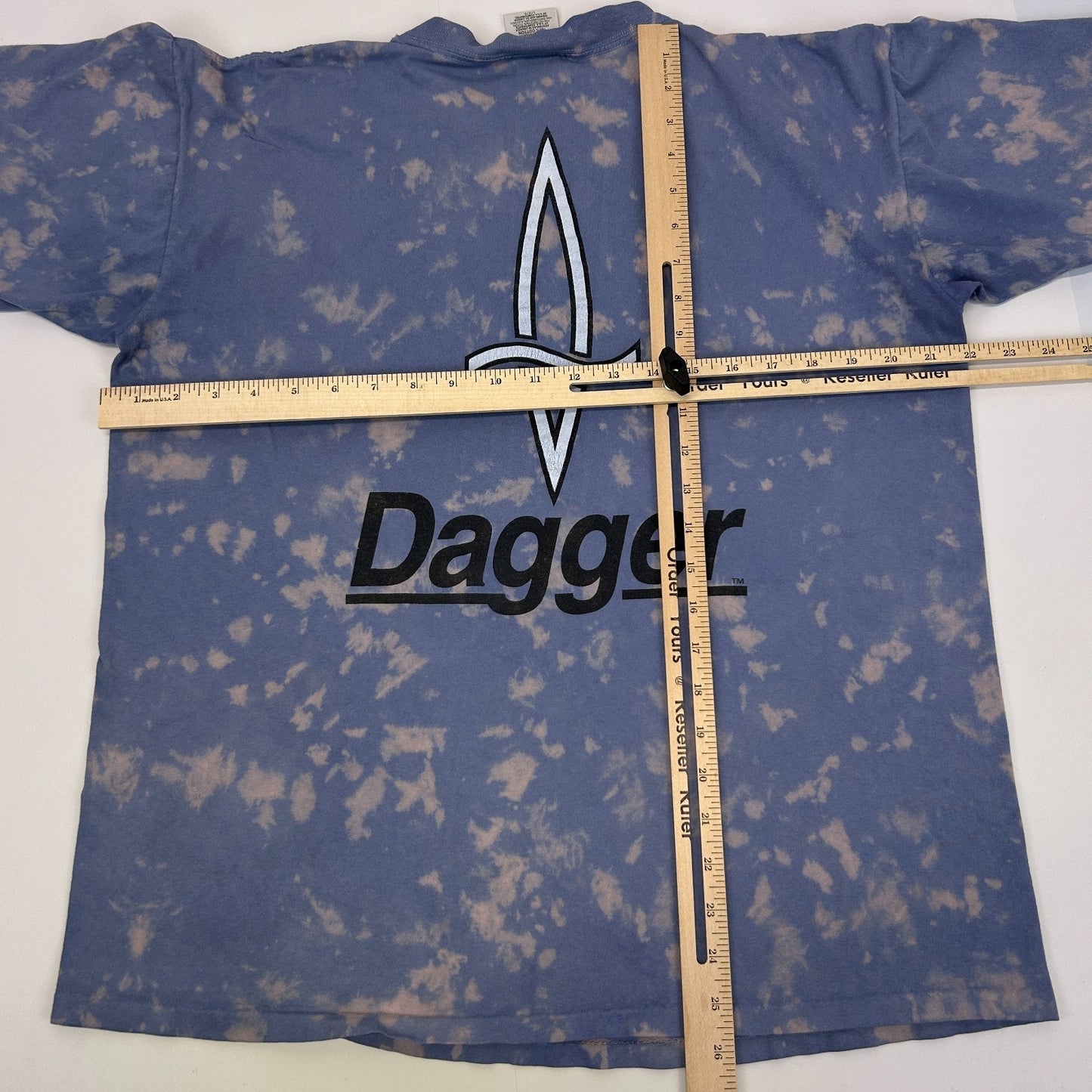 Vintage 90s Dagger Kayaks T Shirt Kayaker Kayaking Blue Graphic Tee L Large