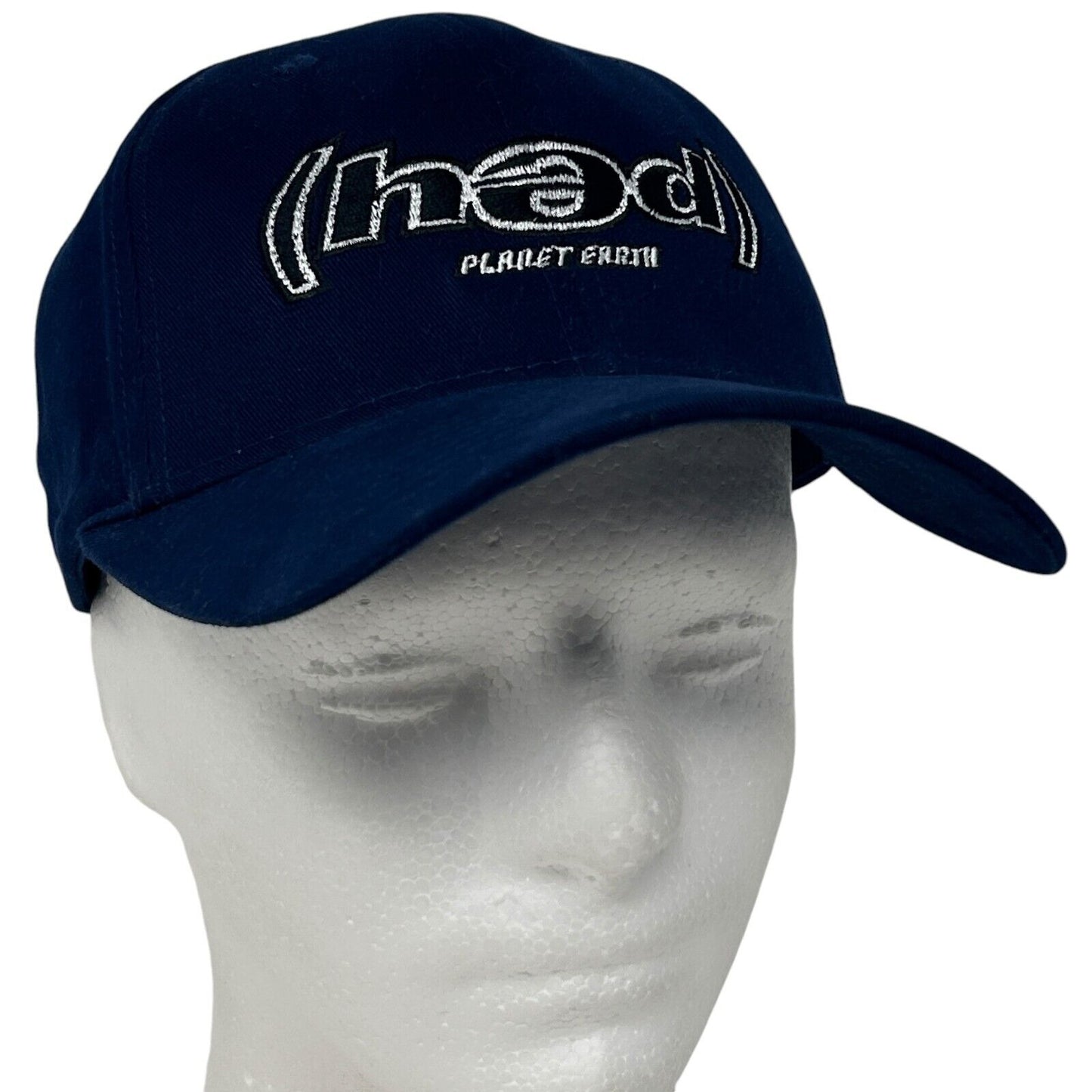 Vintage Hed PE Hat Baseball Cap Hed Planet Earth Band Blue Flex Fitted M Medium