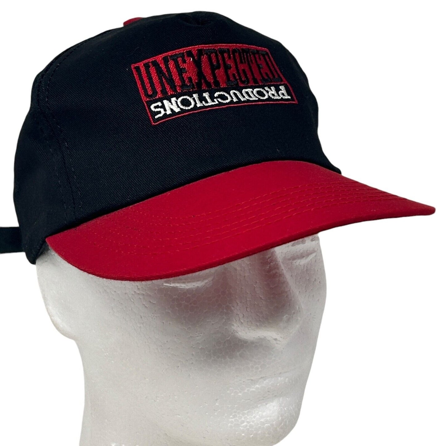 Vintage Unexpected Productions Hat Baseball Cap Seattle Improv Strapback Black