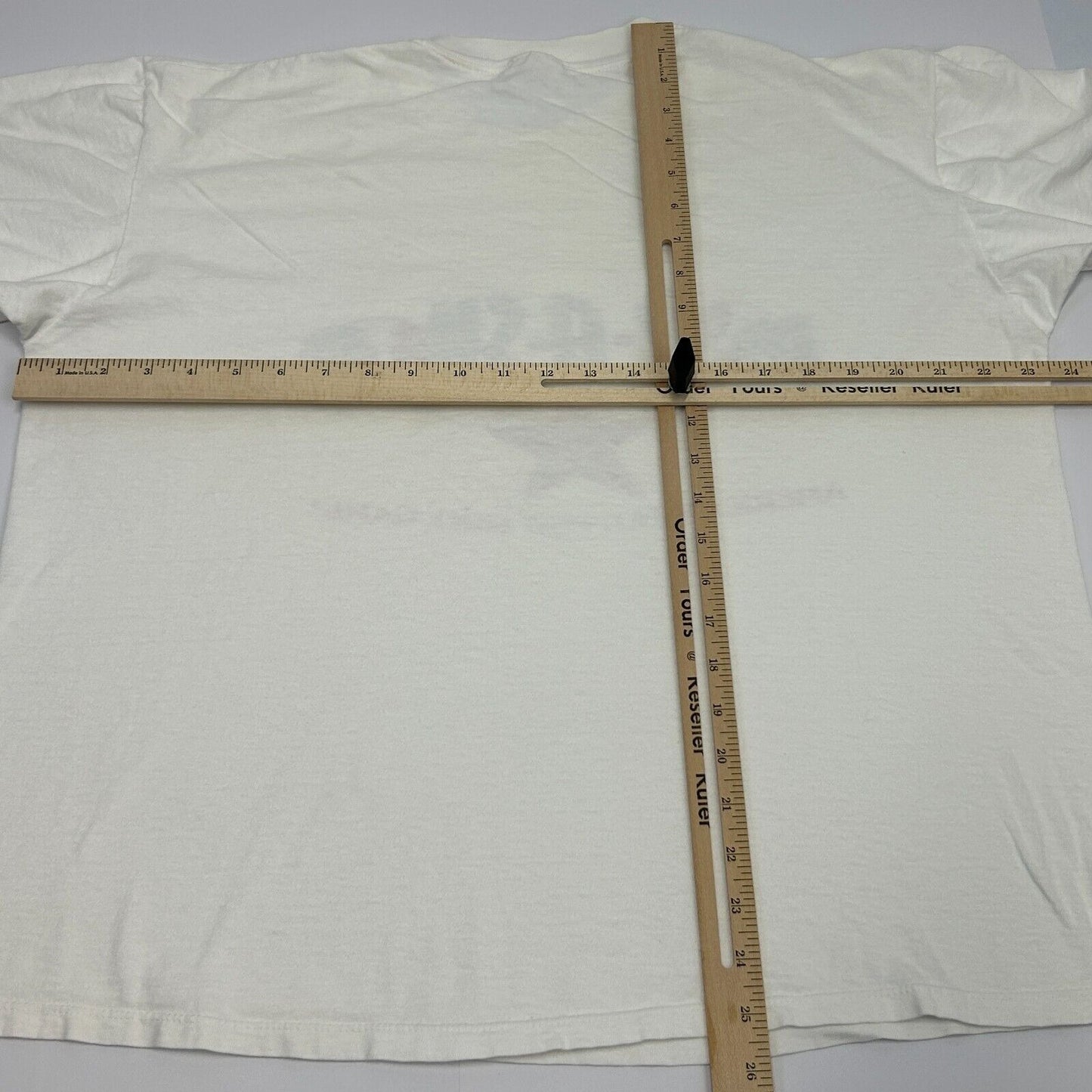 复古 Pop-A-Shot 篮球比赛 T 恤 男式 加大码 街机 80 年代 美国 白色