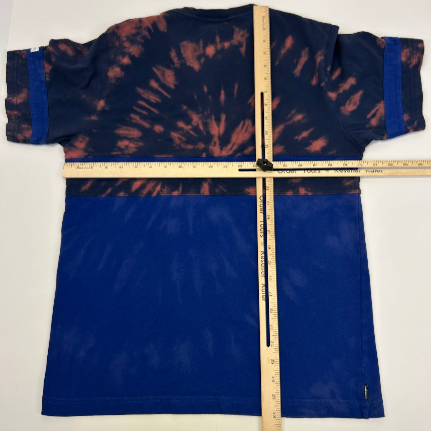 The Hundreds Striped T Shirt Mens M Medium Blue Streetwear Tie Dye Tee - Neon Vintage