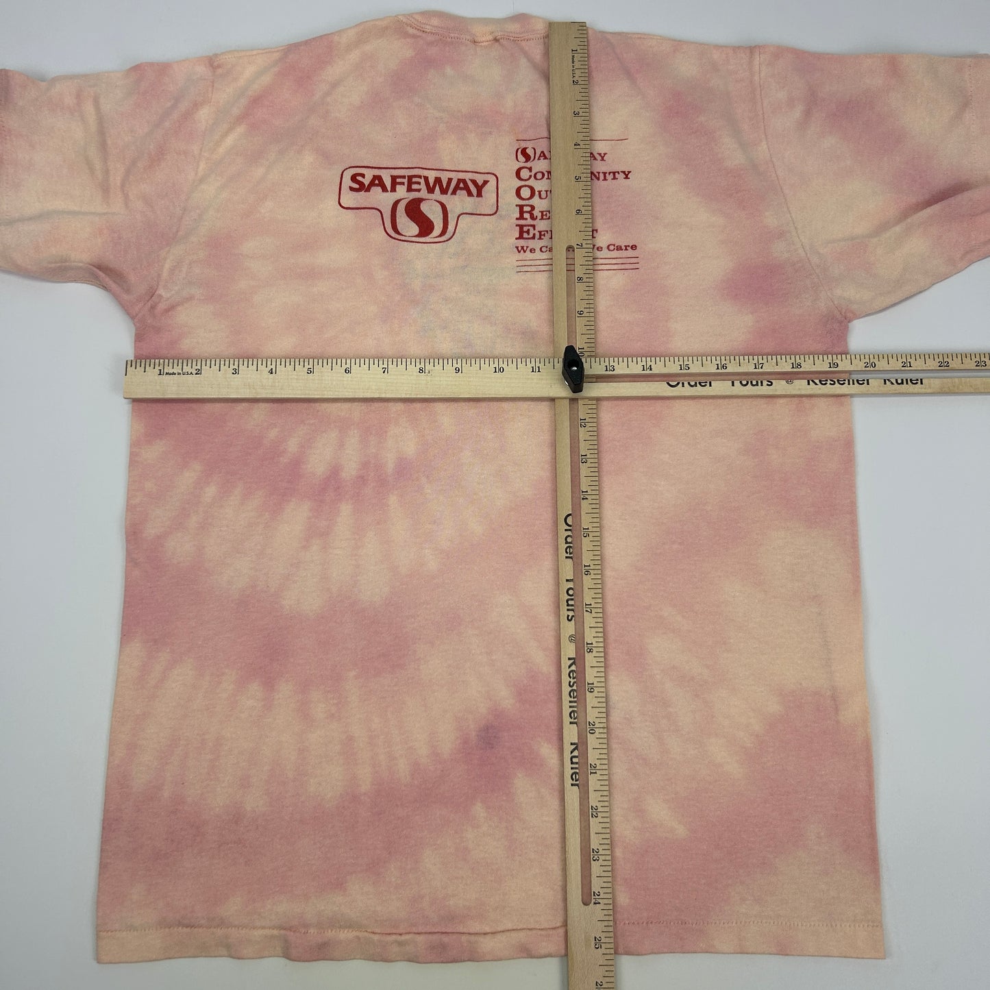 Vintage 80s Scouting For The Handicapped T Shirt BSA Camp Mason Orange M Medium