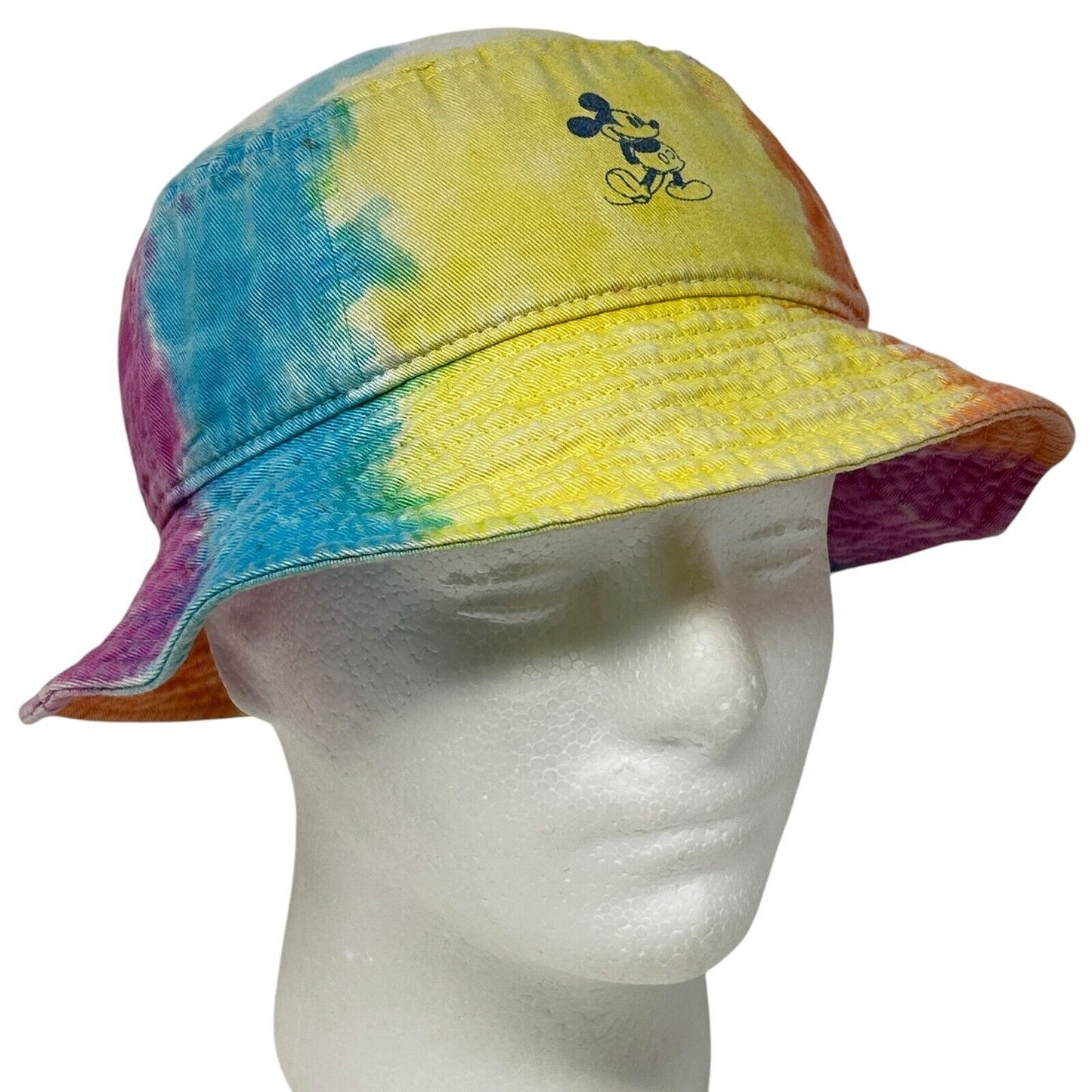 Mickey Mouse Tie Dye Bucket Hat Walt Disney Parks Fishermans Hat Pail Hat Adult