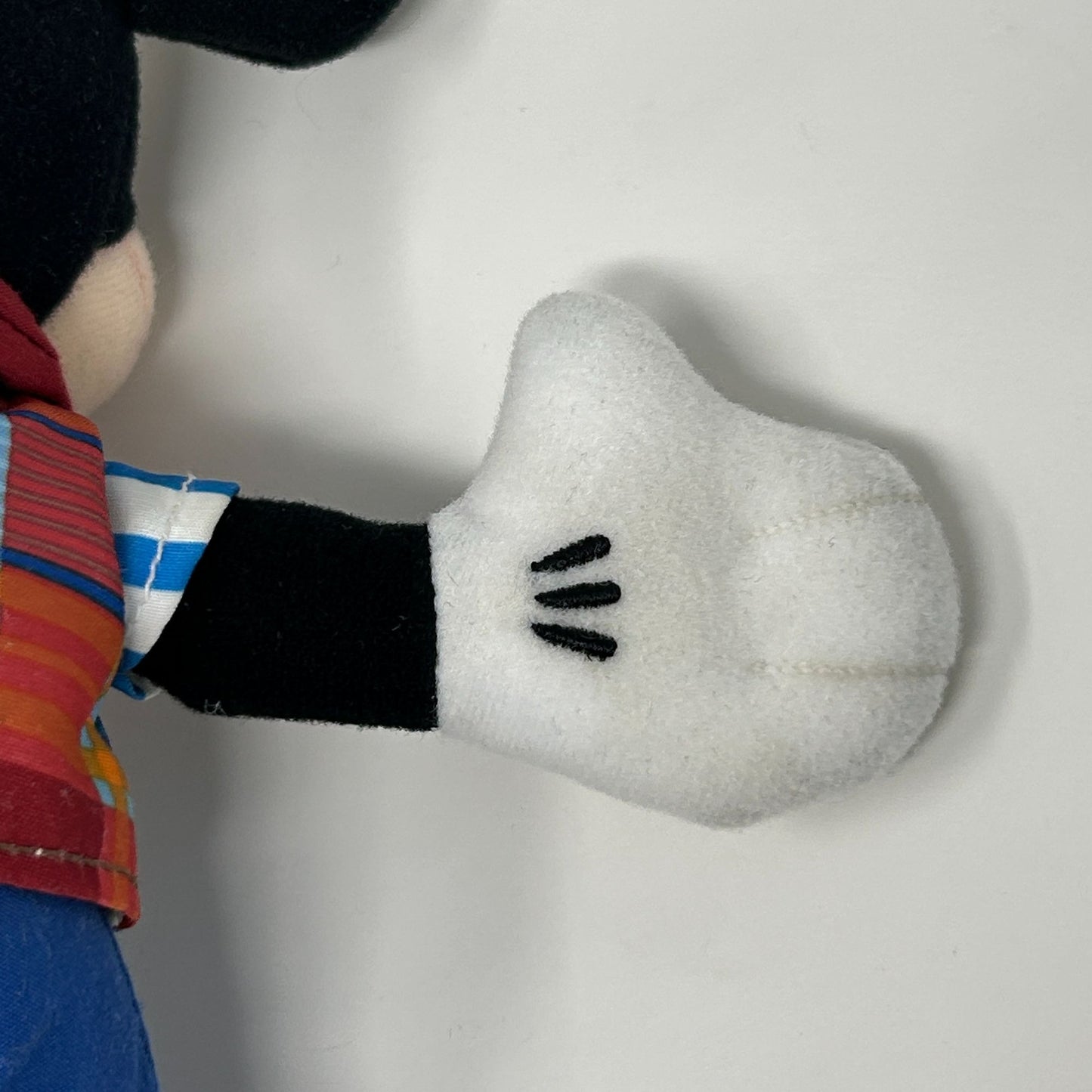 Mickey Mouse Cast Member Plush Stuffed Animal Walt Disney World Disneyland 10"