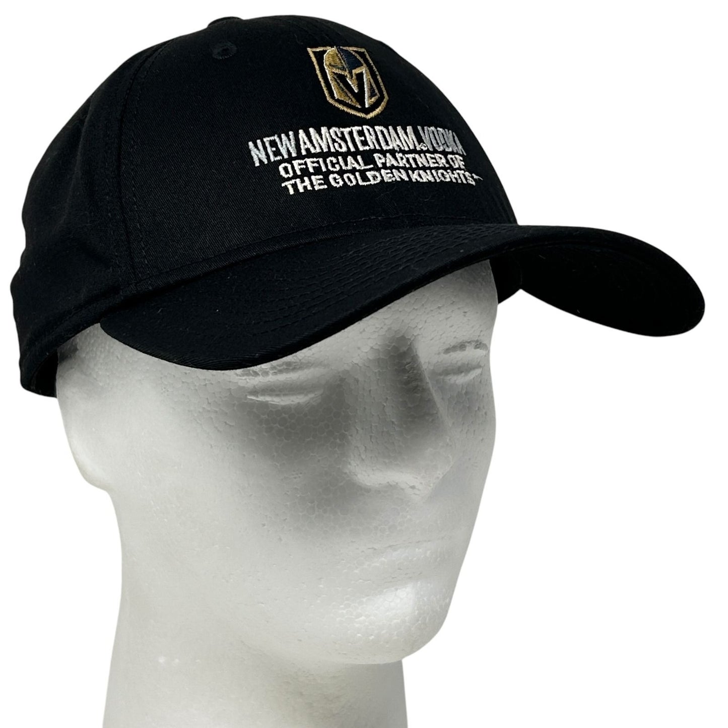 Las Vegas Golden Knights New Amsterdam Vodka Hat Baseball Cap Black Fitted L-XL