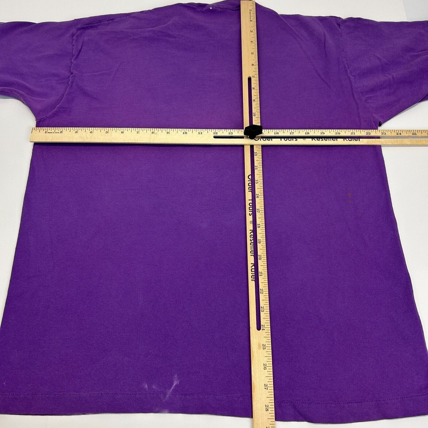 Vintage 90s Distressed Hampton University T Shirt Pirates Purple USA XL X-Large