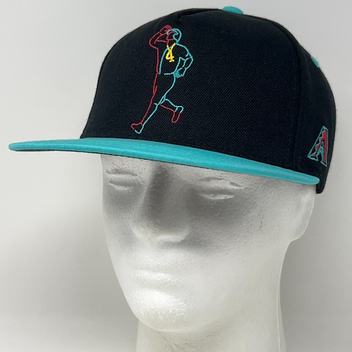 Arizona Diamondbacks Ketel Marte Hat Baseball Cap SGA MLB Snapback Blue 5 Panel
