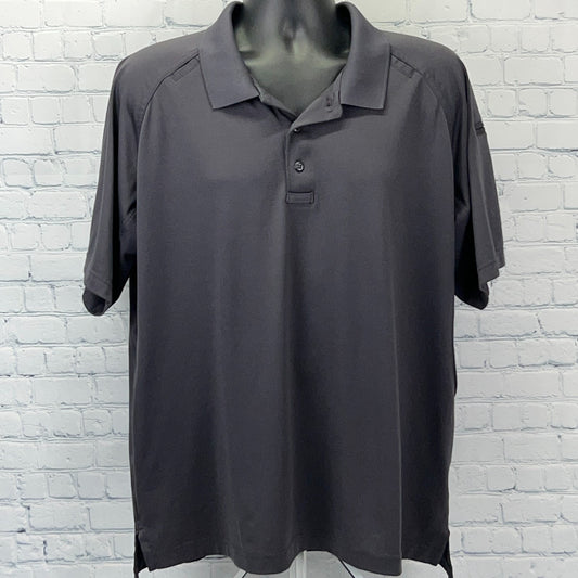 5.11 Tactical Polo Shirt 511 Short Sleeve Pen Pockets Gray Mens XL X-Large