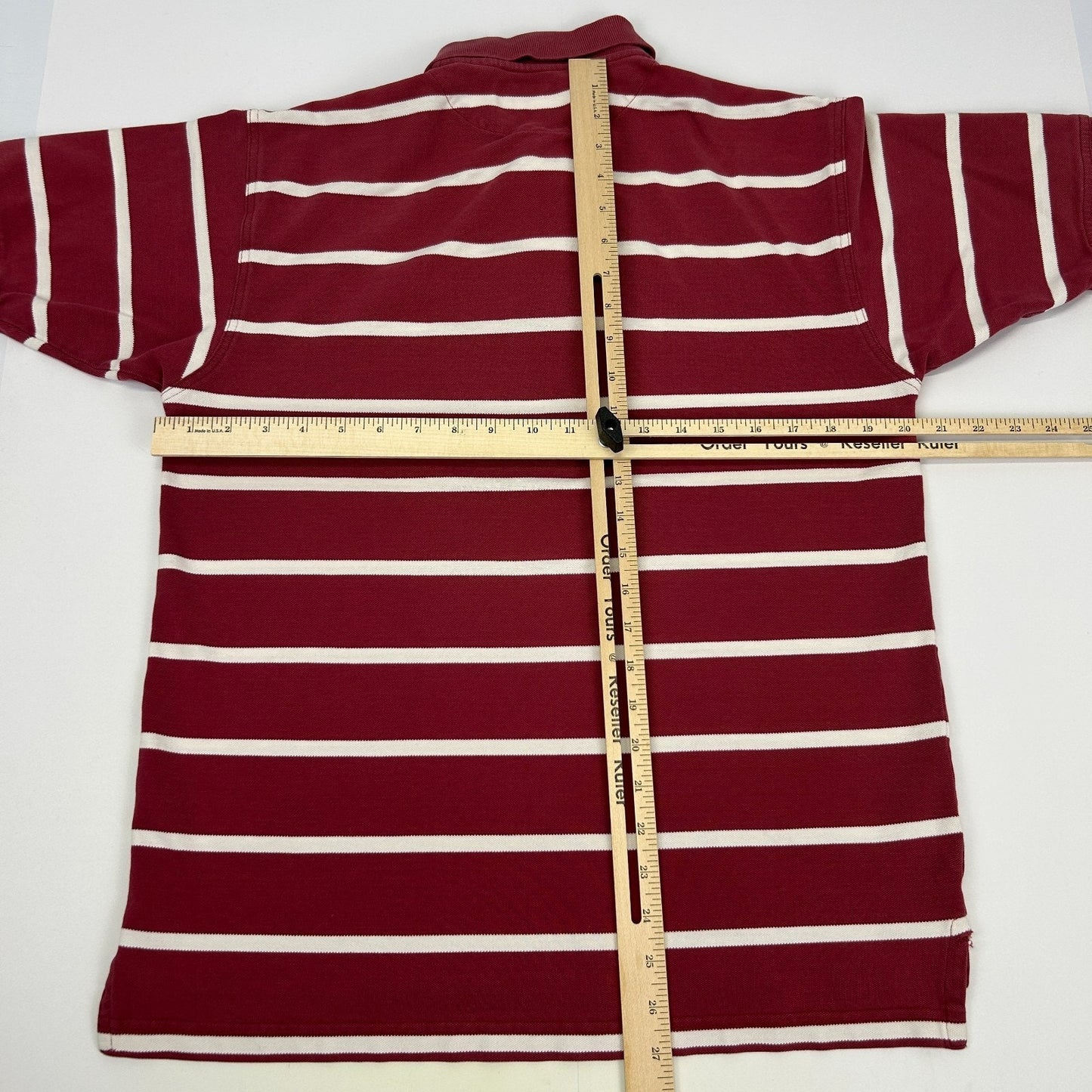 Vintage 90s Arkansas Razorbacks Polo Shirt Red University UArk Hogs M Medium