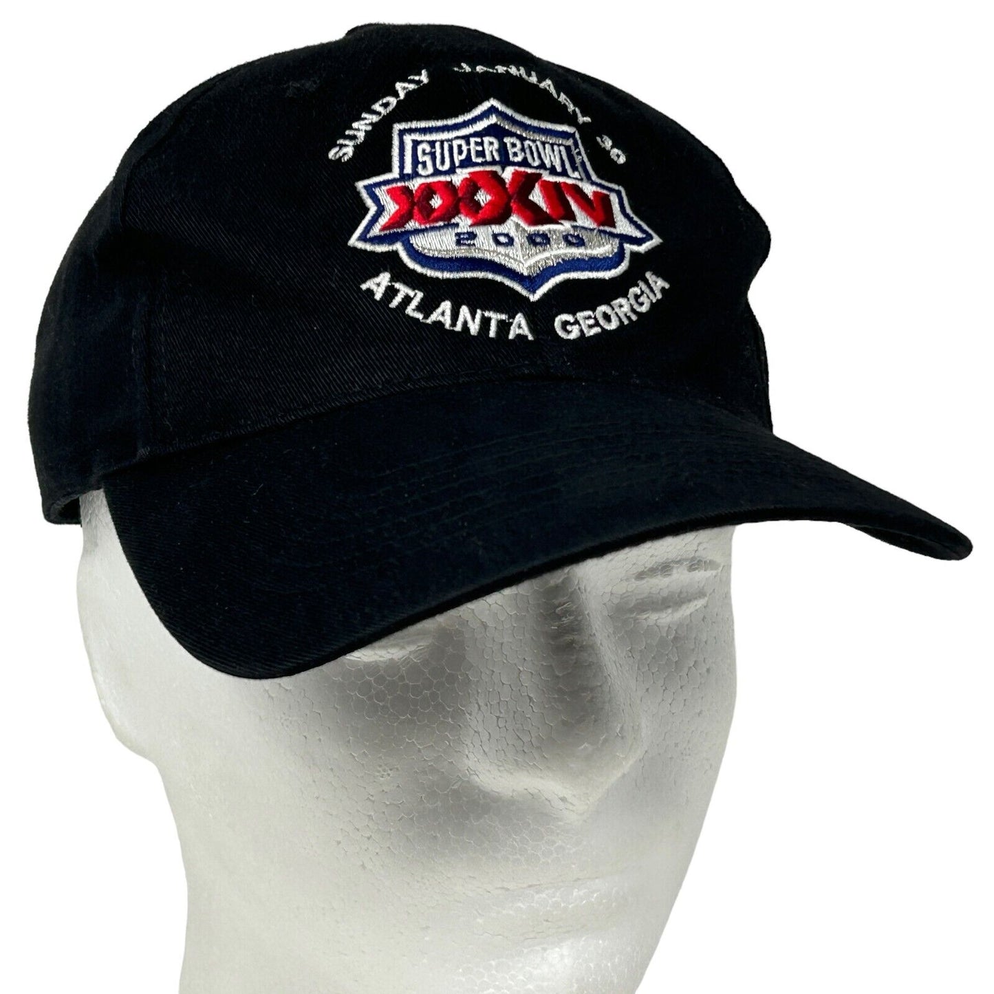 Vintage Super Bowl XXXIV Hat Baseball Cap 2000 NFL Los Angeles Rams Black - Neon Vintage