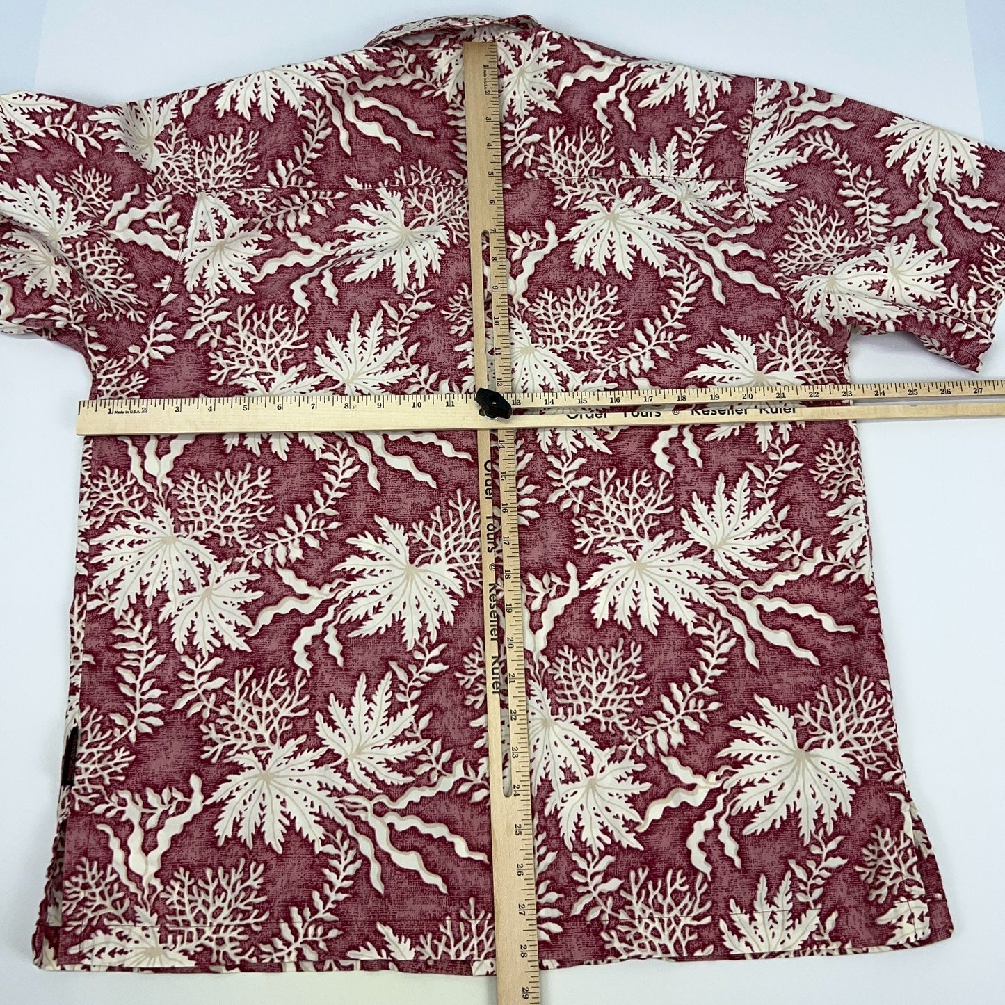 Vintage Vans Triple Crown of Surfing Hawaiian Button Front Shirt Red M Medium