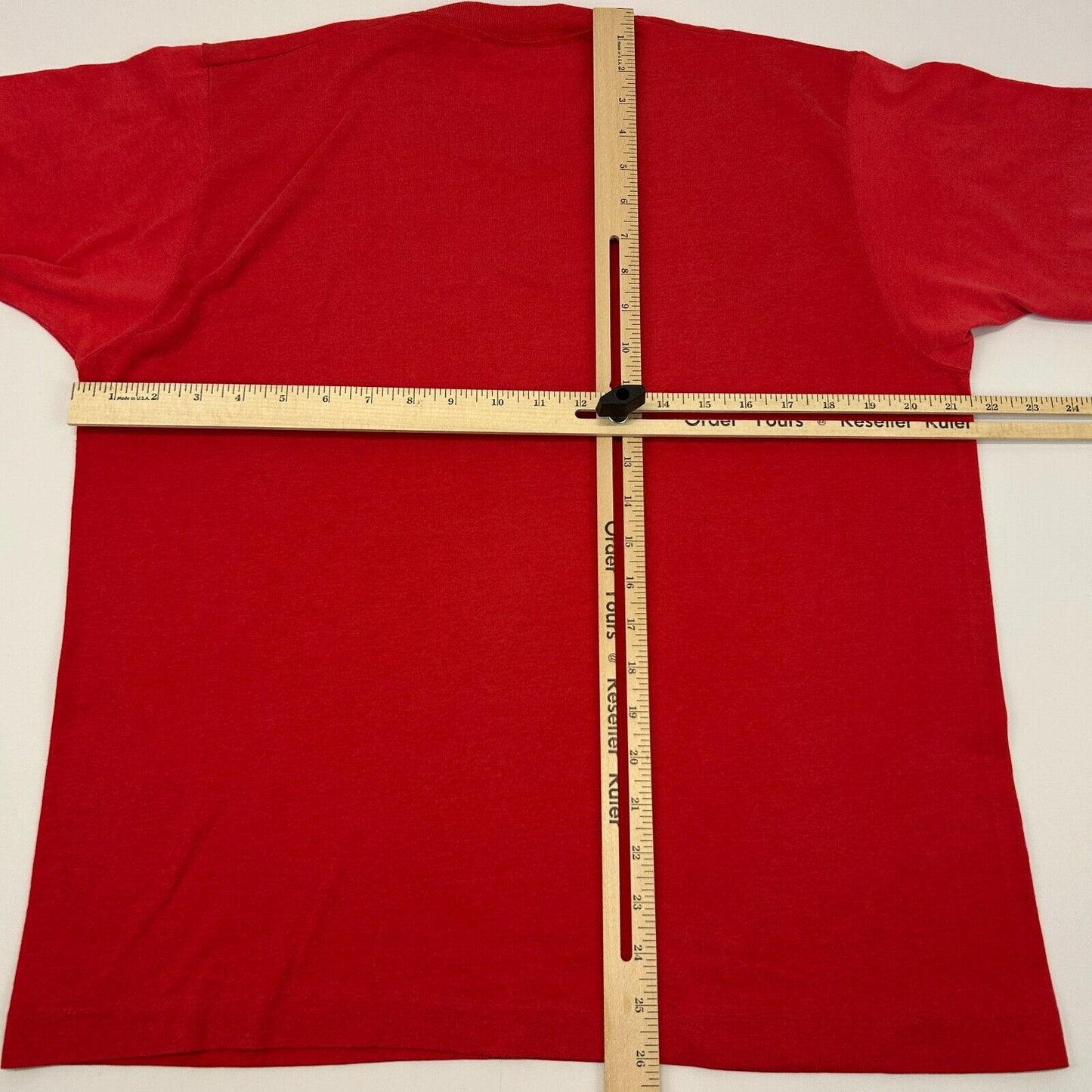 Vintage Champion T Shirt Mens Large Logo Single Stitch 80s Graphic Tee Red