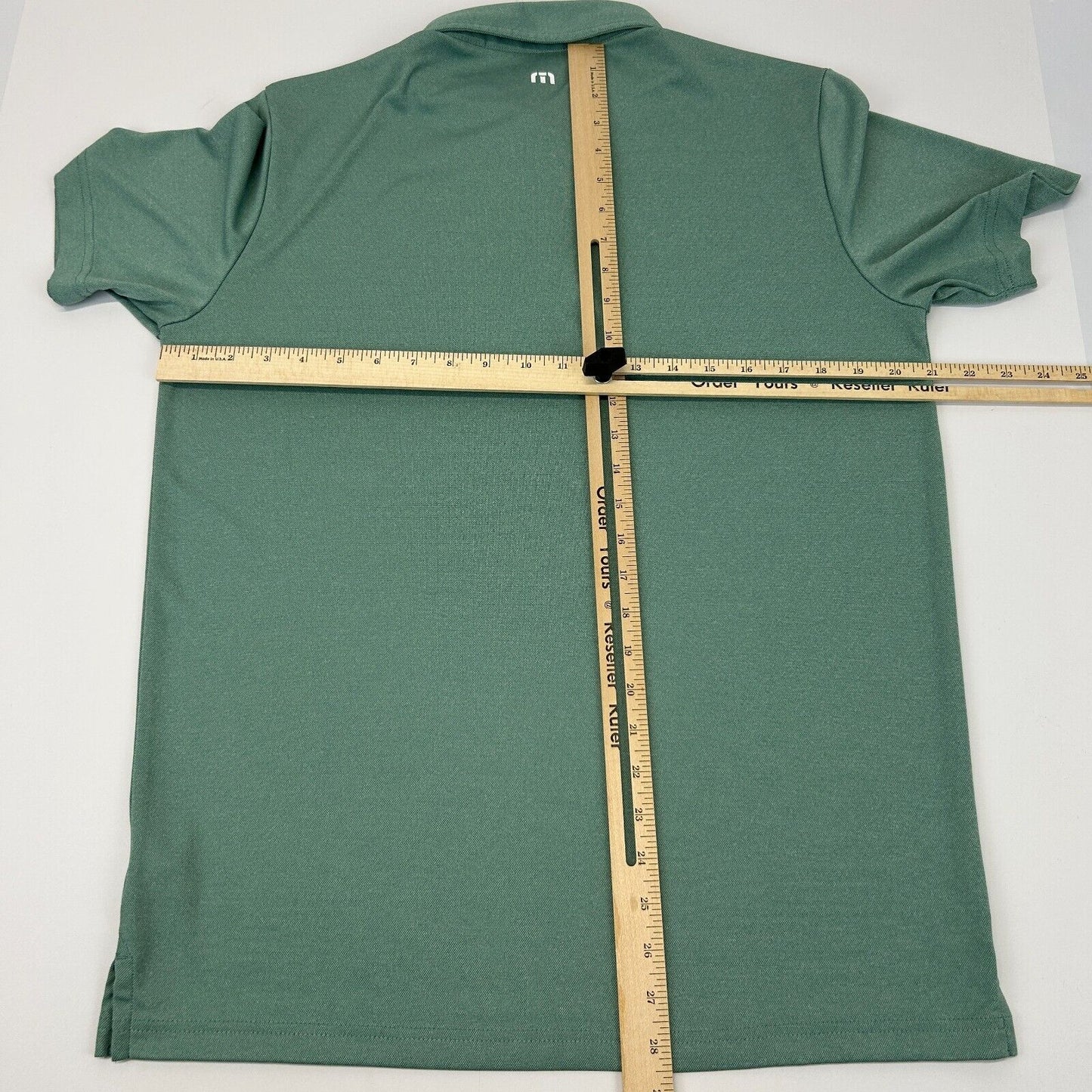 Travis Mathew Coto Performance Polo Shirt Mens Medium Cow Golfer Golfing Green