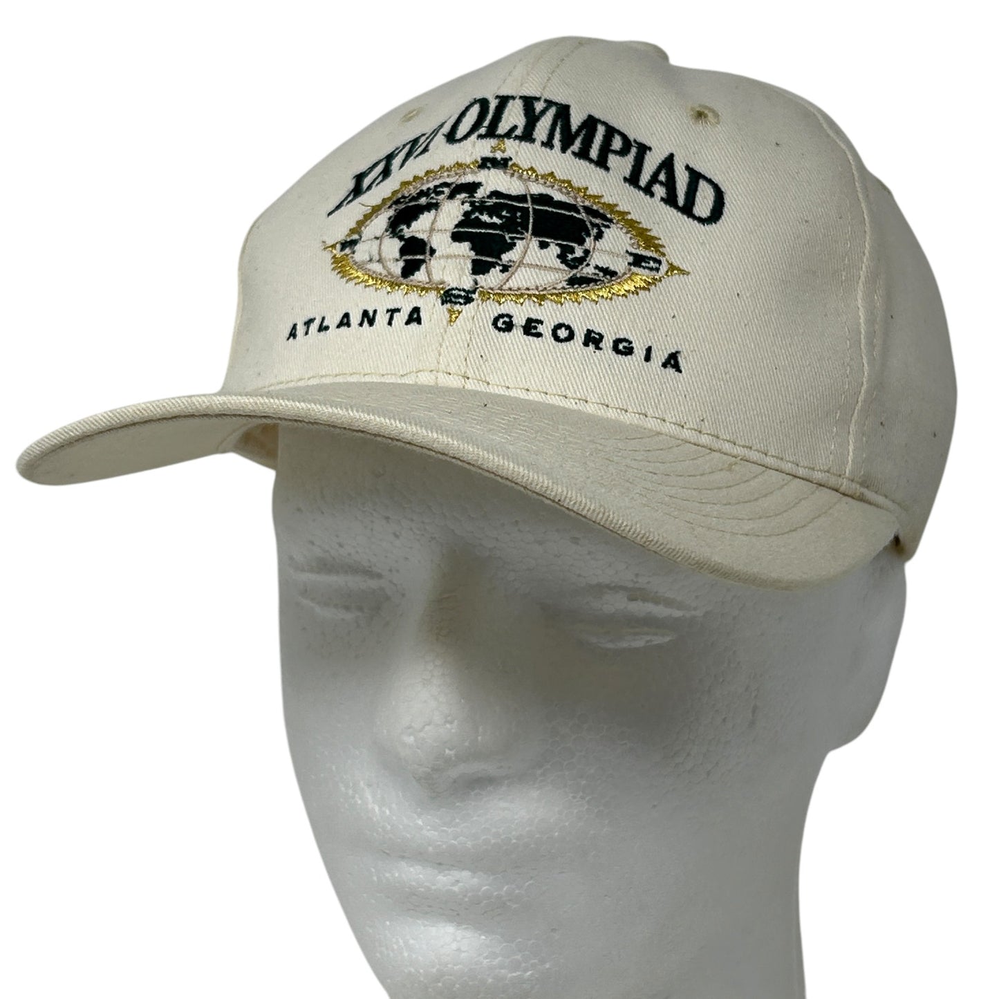 Vintage XXVI Olympiad Atlanta Hat Baseball Cap 1996 Summer Olympic Games White