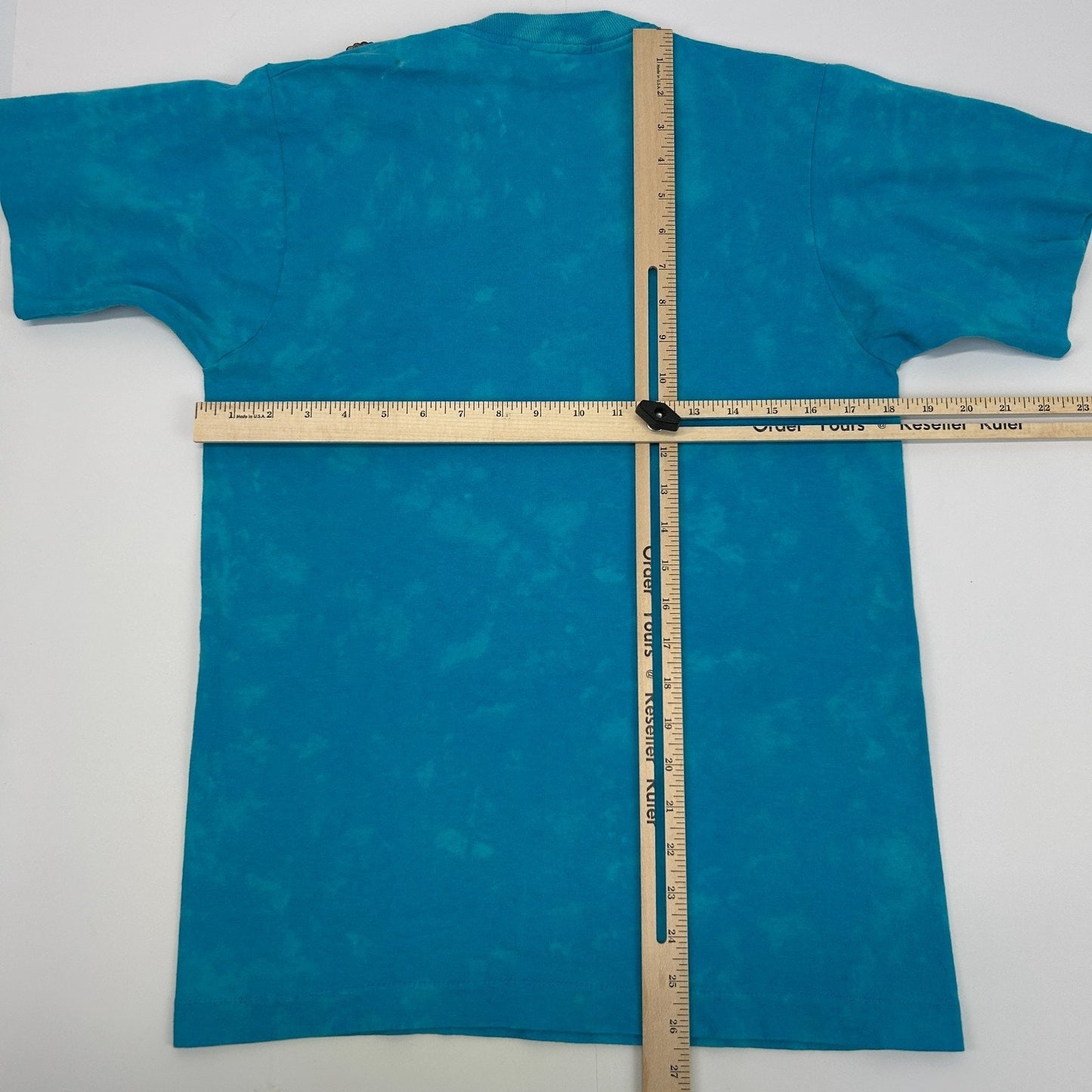 Vintage 90s Native American Indian T Shirt Southwestern Blue USA Unisex S Small