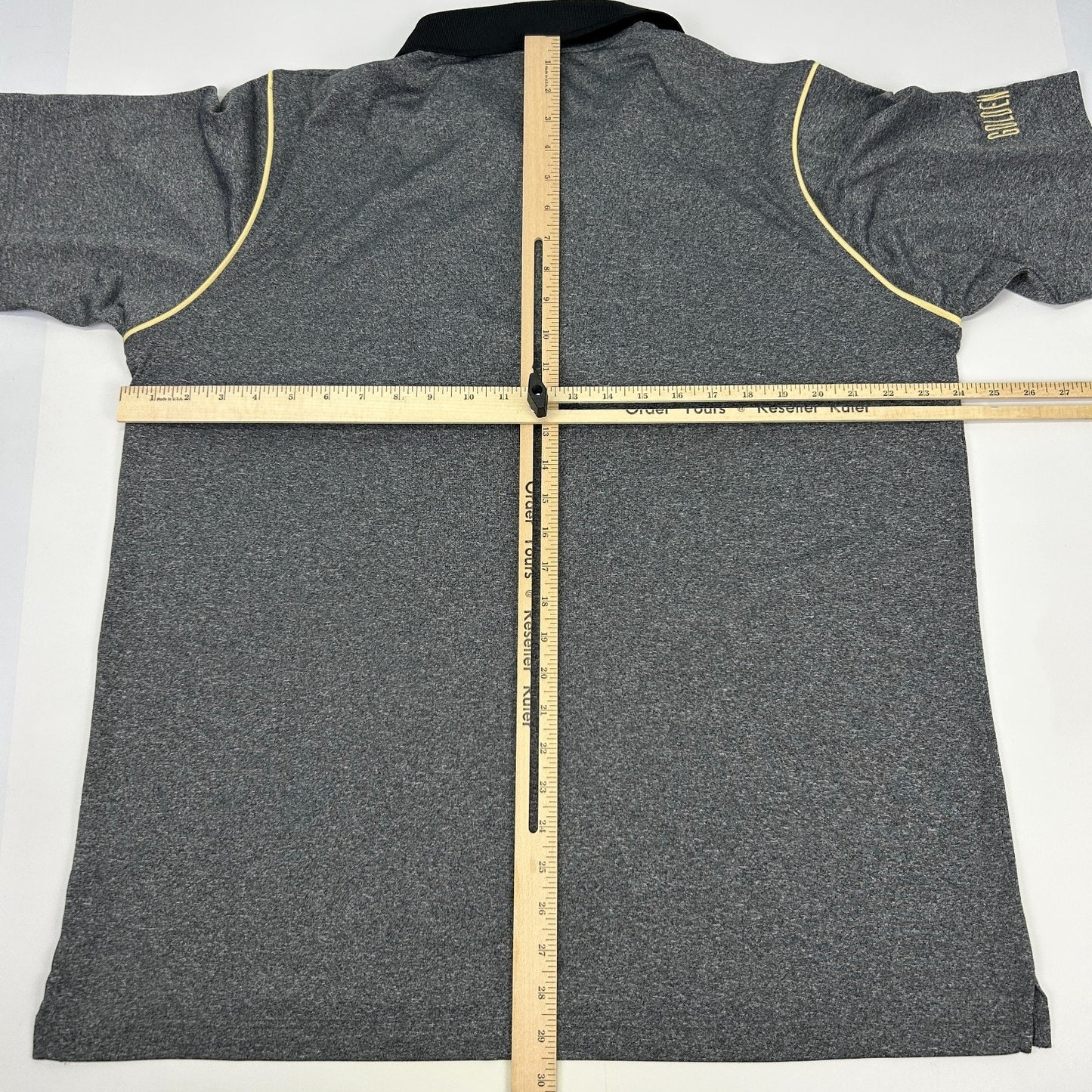 Las Vegas Golden Knights Polo Shirt NHL Ice Hockey Short Sleeve Gray XL X-Large