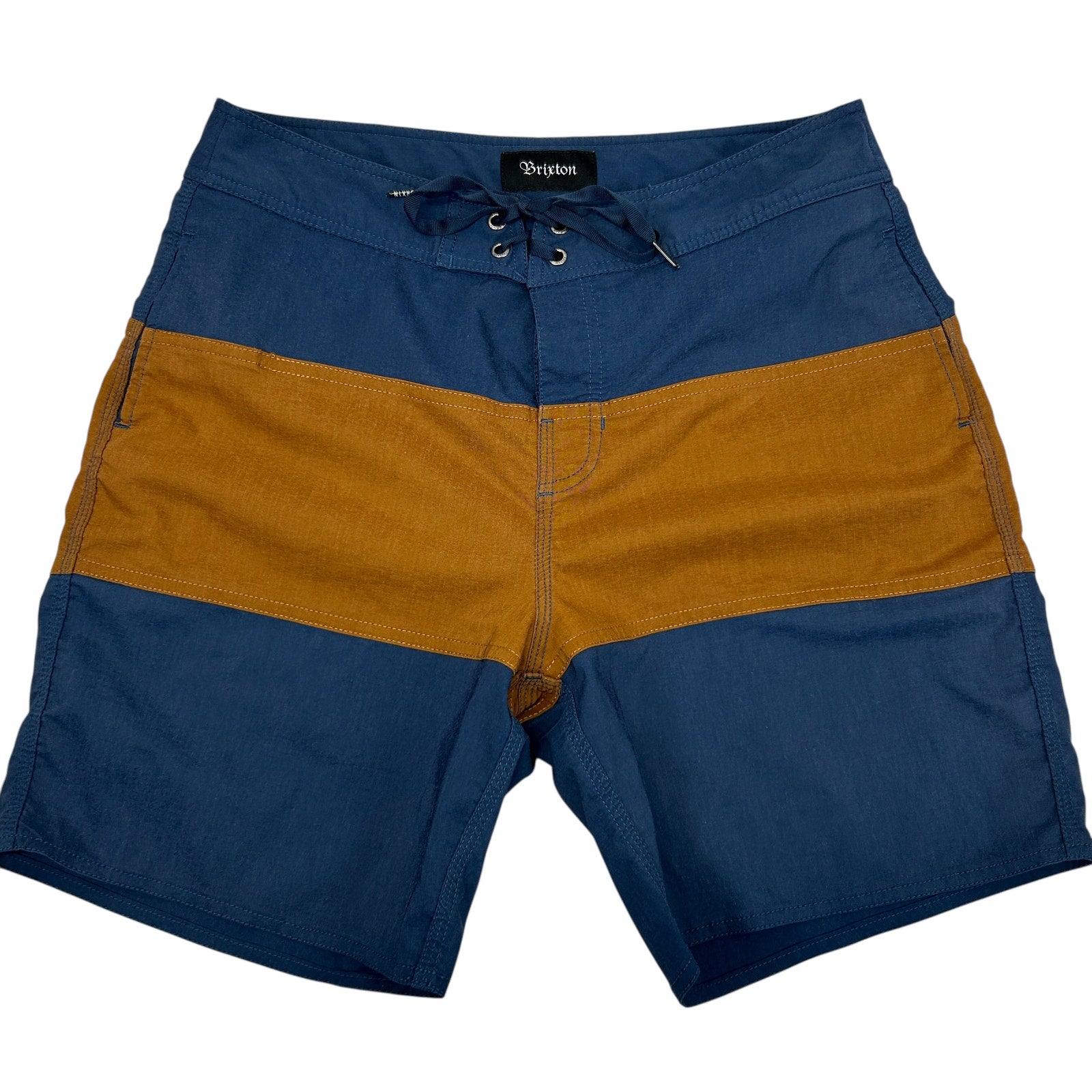 Brixton Board Shorts Mens 30 Blue Swim Swimming Swimmer Surfer