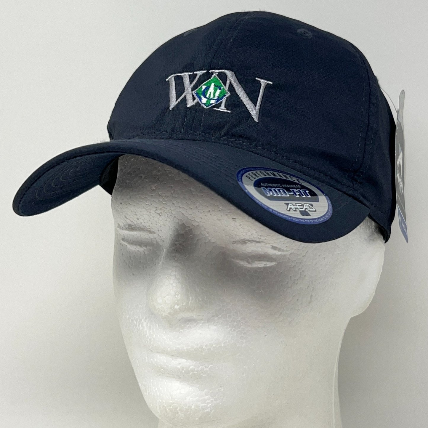 Waste Connections Womens Network Hat Baseball Cap Ahead 6 Panel Strapback Blue