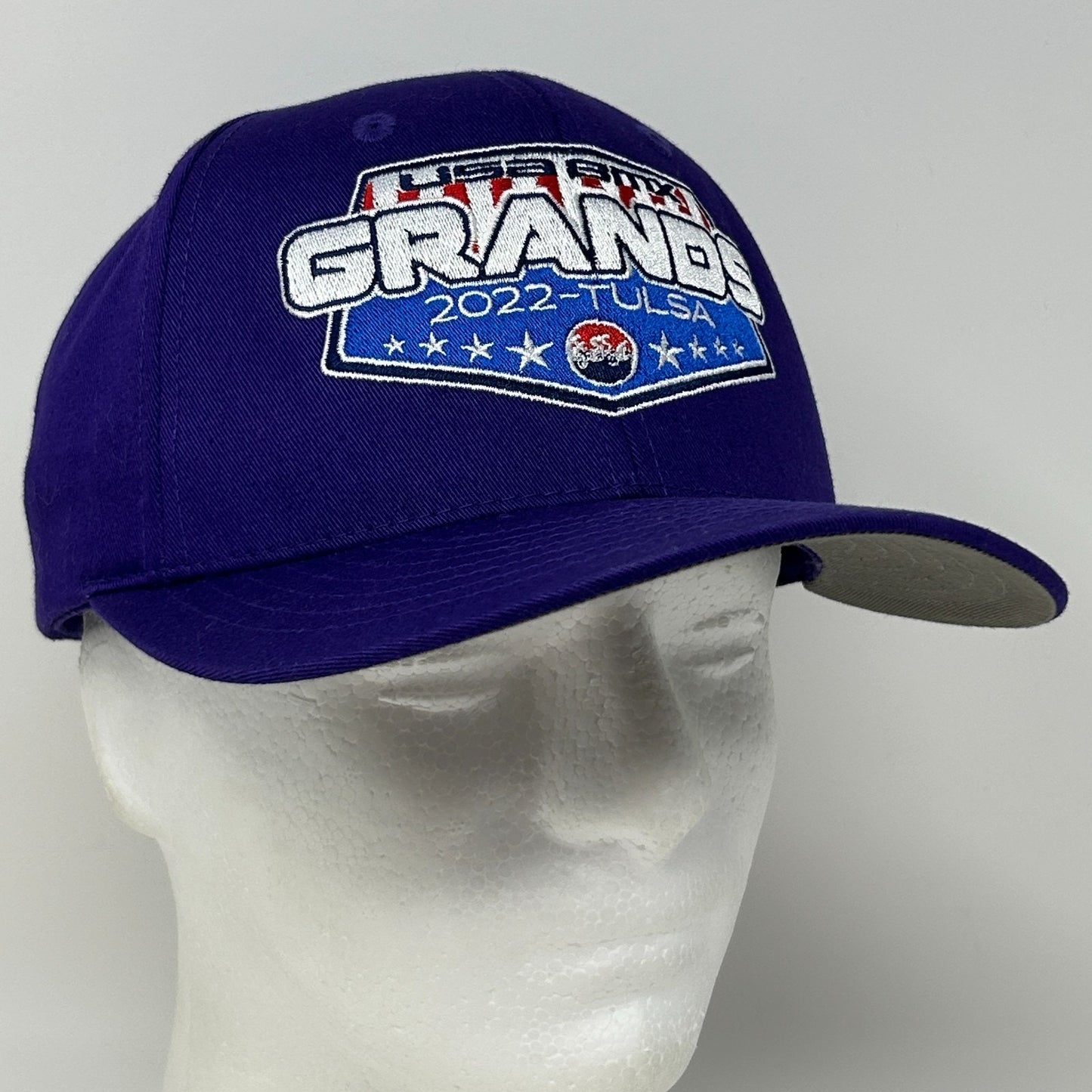 USA BMX Grands 2022 Hat Baseball Cap Tulsa Grand Nationals Race Snapback Purple