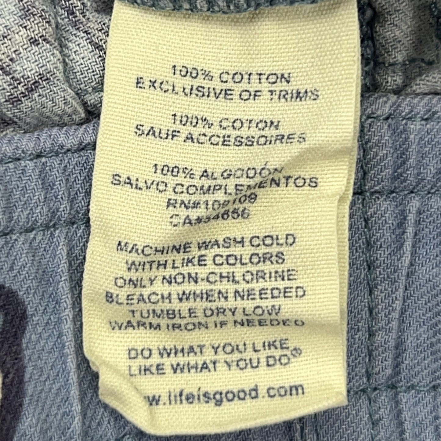 Life is Good Sleep Lounge Pants Charcoal BBQ Barbeque Grill Blue Mens L Large