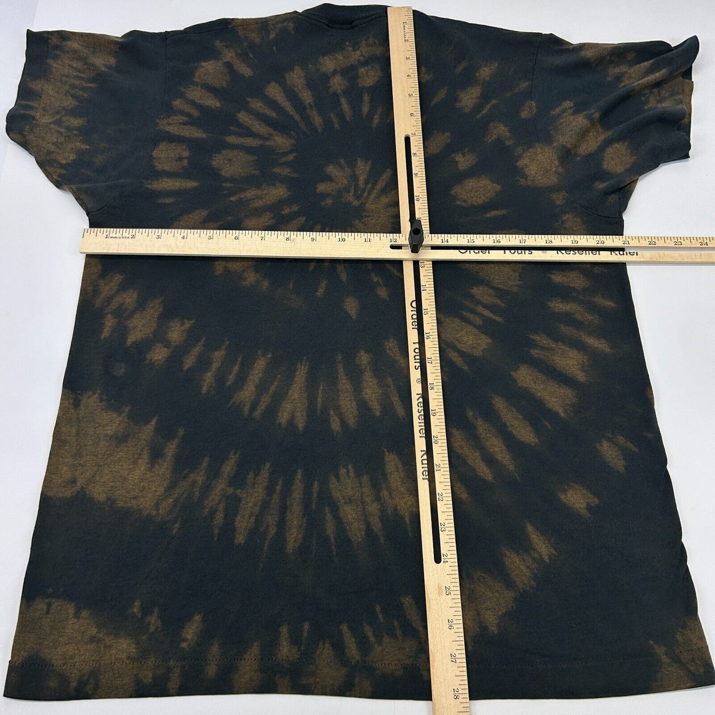 Vintage Hard Rock Cafe Washington DC T Shirt Mens Large Tie Dye 90s Tee Black - Neon Vintage