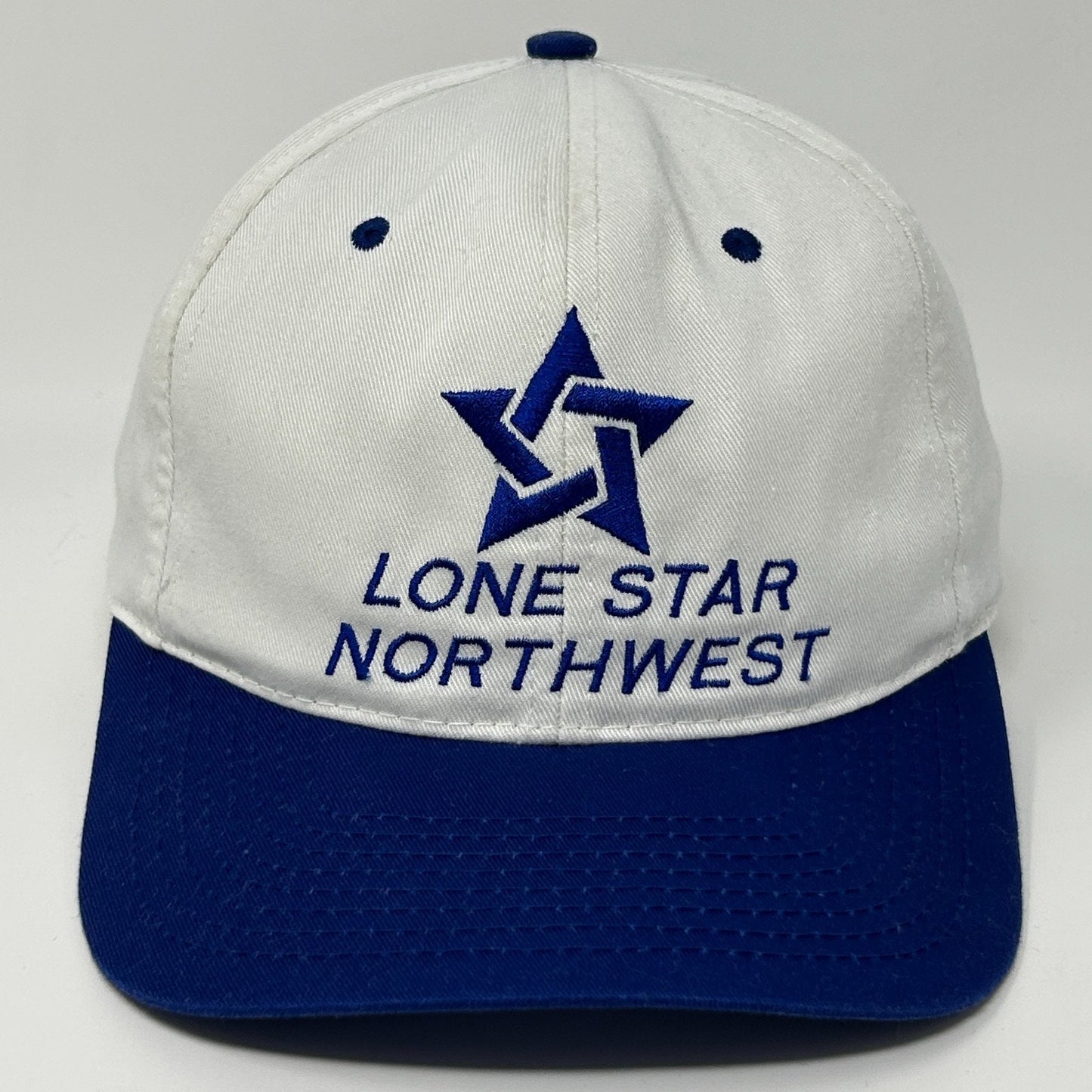 Vintage Lone Star Northwest Concrete Hat Cap White 90s Portland Snapback 6 Panel